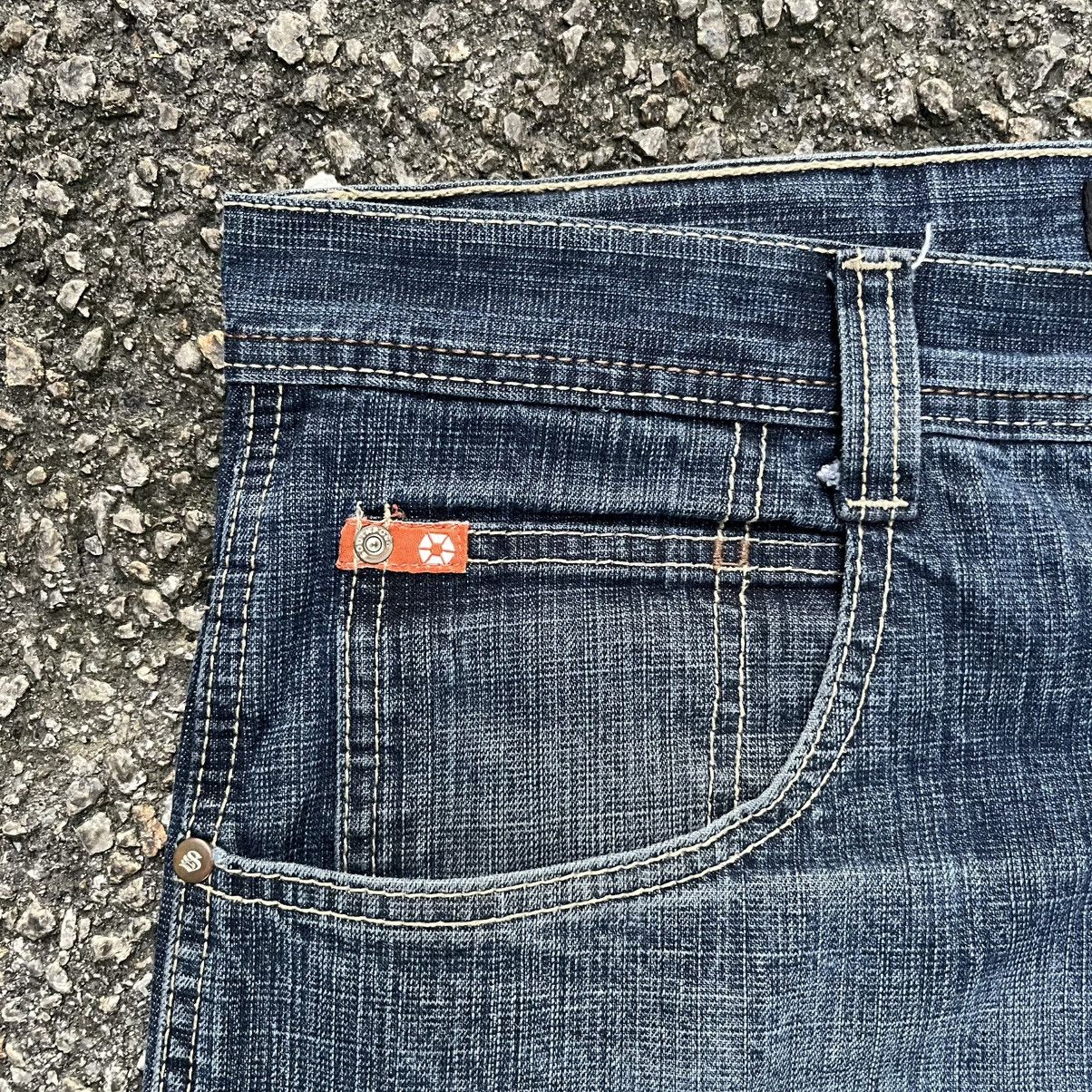 Southpole Y2K Southpole Orange Tab Baggy Jeans Faded Blue Denim Jnco Size US 38 / EU 54 - 5 Thumbnail