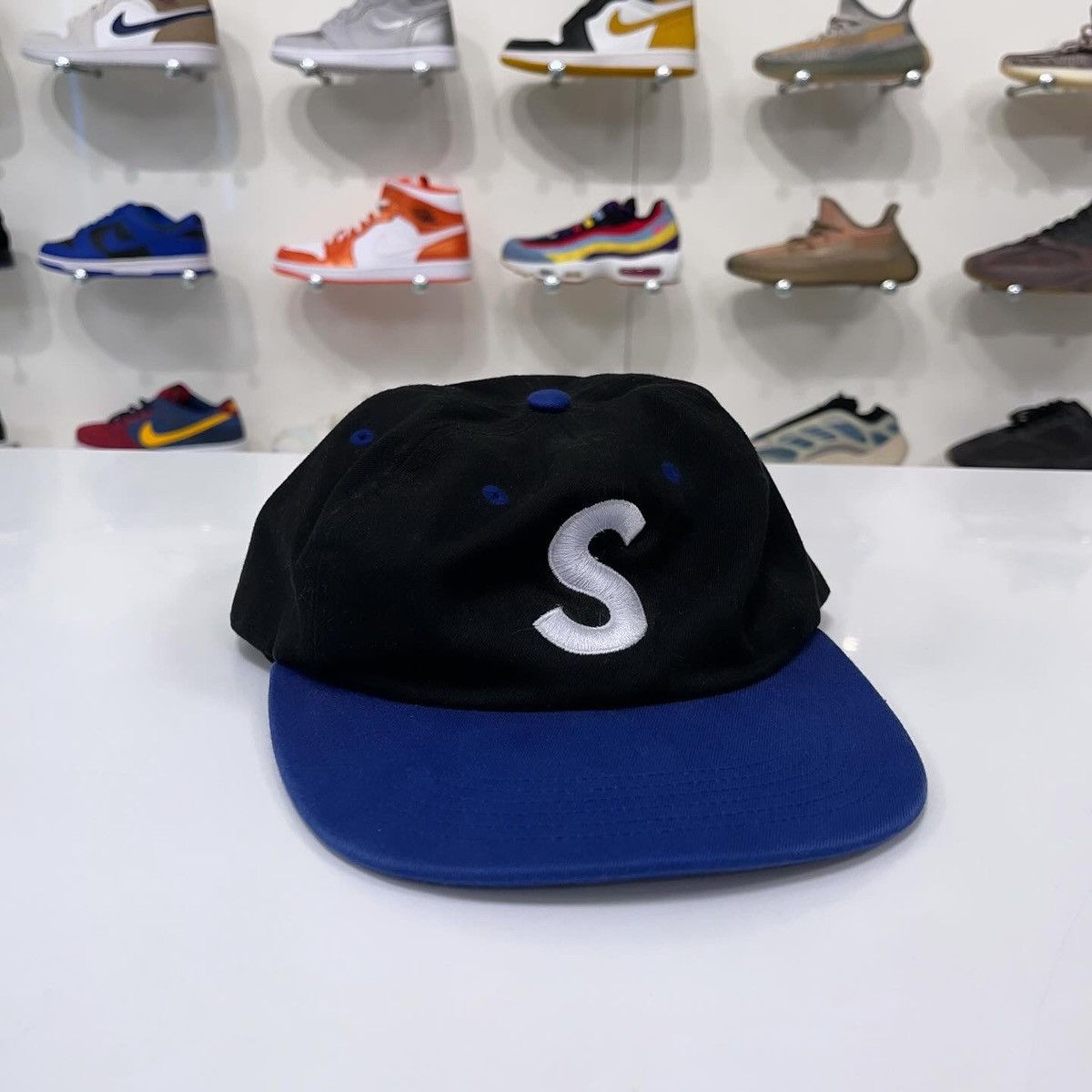 Supreme 2 Tone Washed S Logo 6 Panel Hat | Grailed