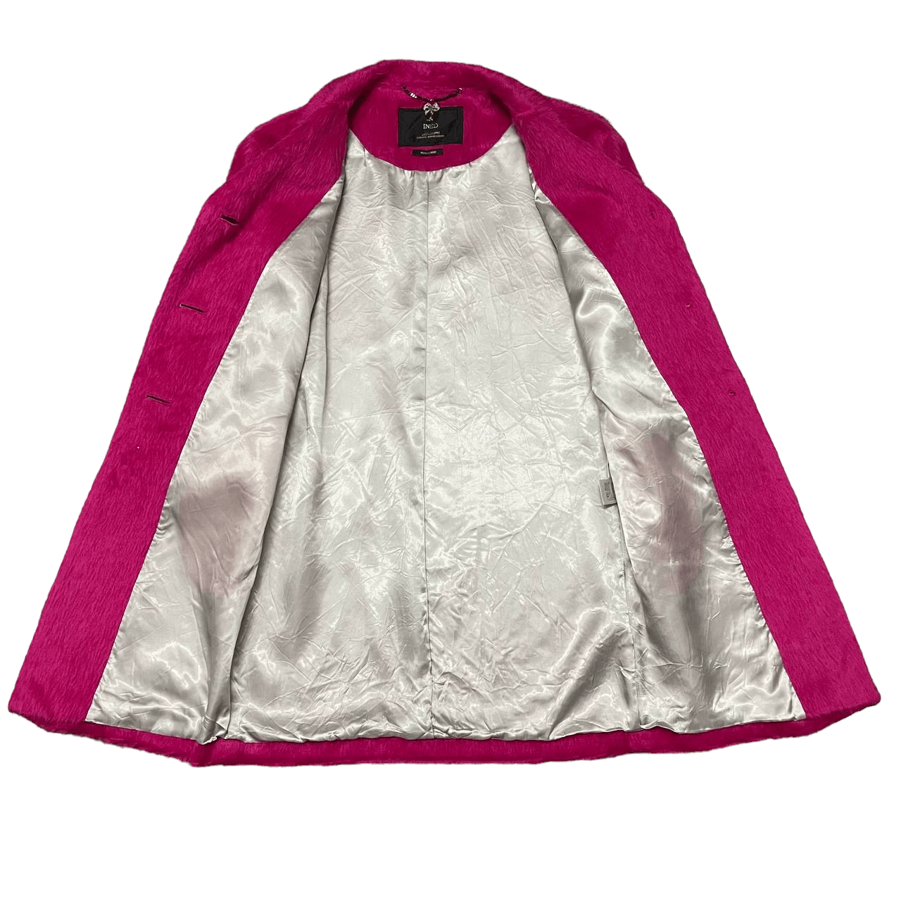 Yohji Yamamoto Ined Yohji Yamamoto Faux Fur Coat Pink Size M / US 6-8 / IT 42-44 - 8 Thumbnail