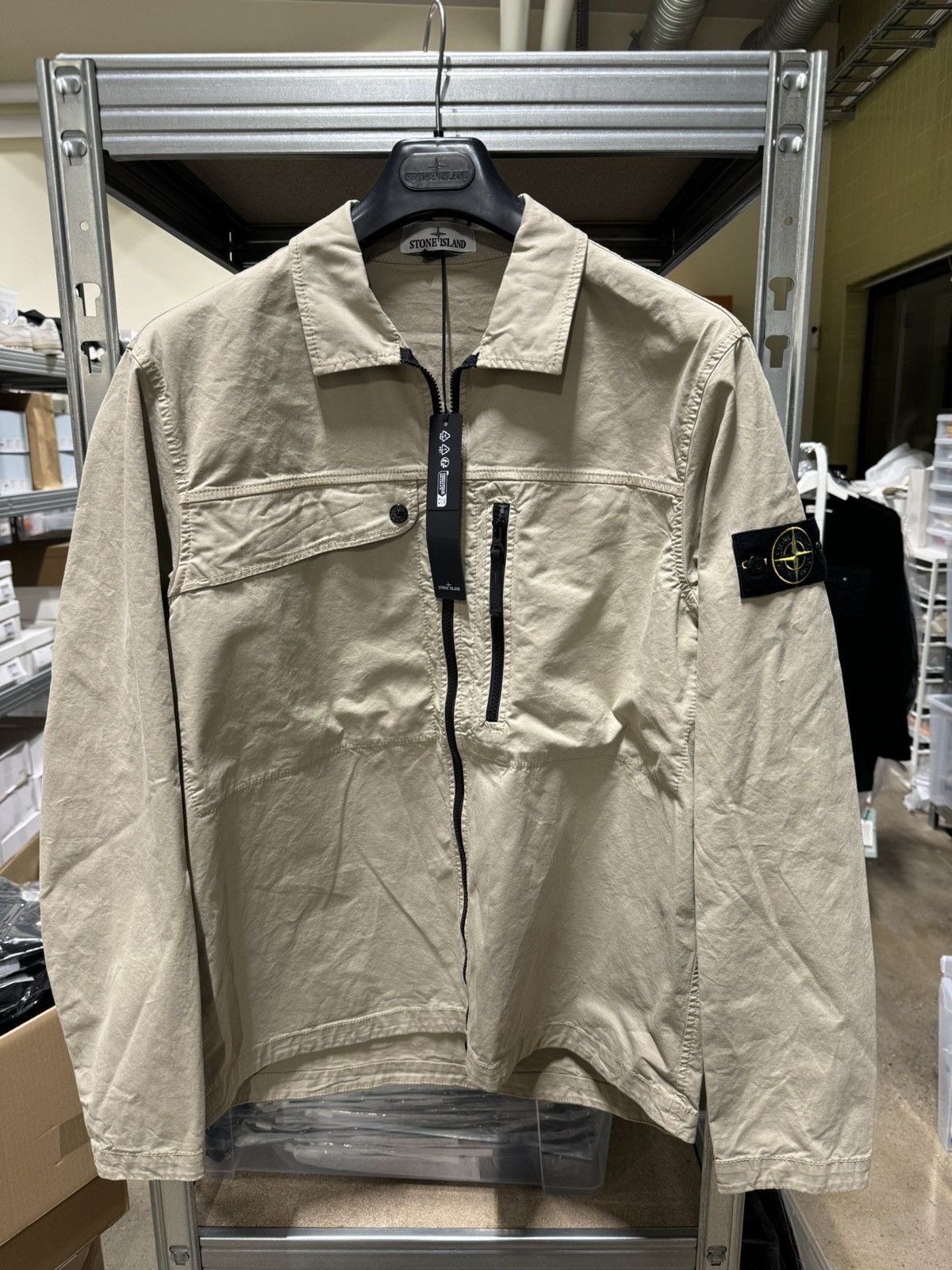 Stone Island Stone Island Patch Overshirt NEW 700 Grailed