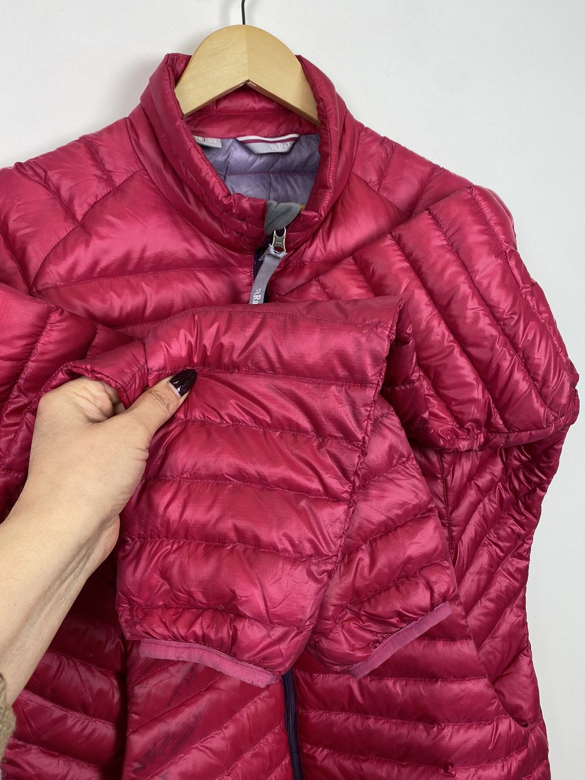 Rab × Vintage Rab Ladies Wmns Microlight Jacket Full Zip Down Pertex XL Size XL / US 12-14 / IT 48-50 - 6 Thumbnail