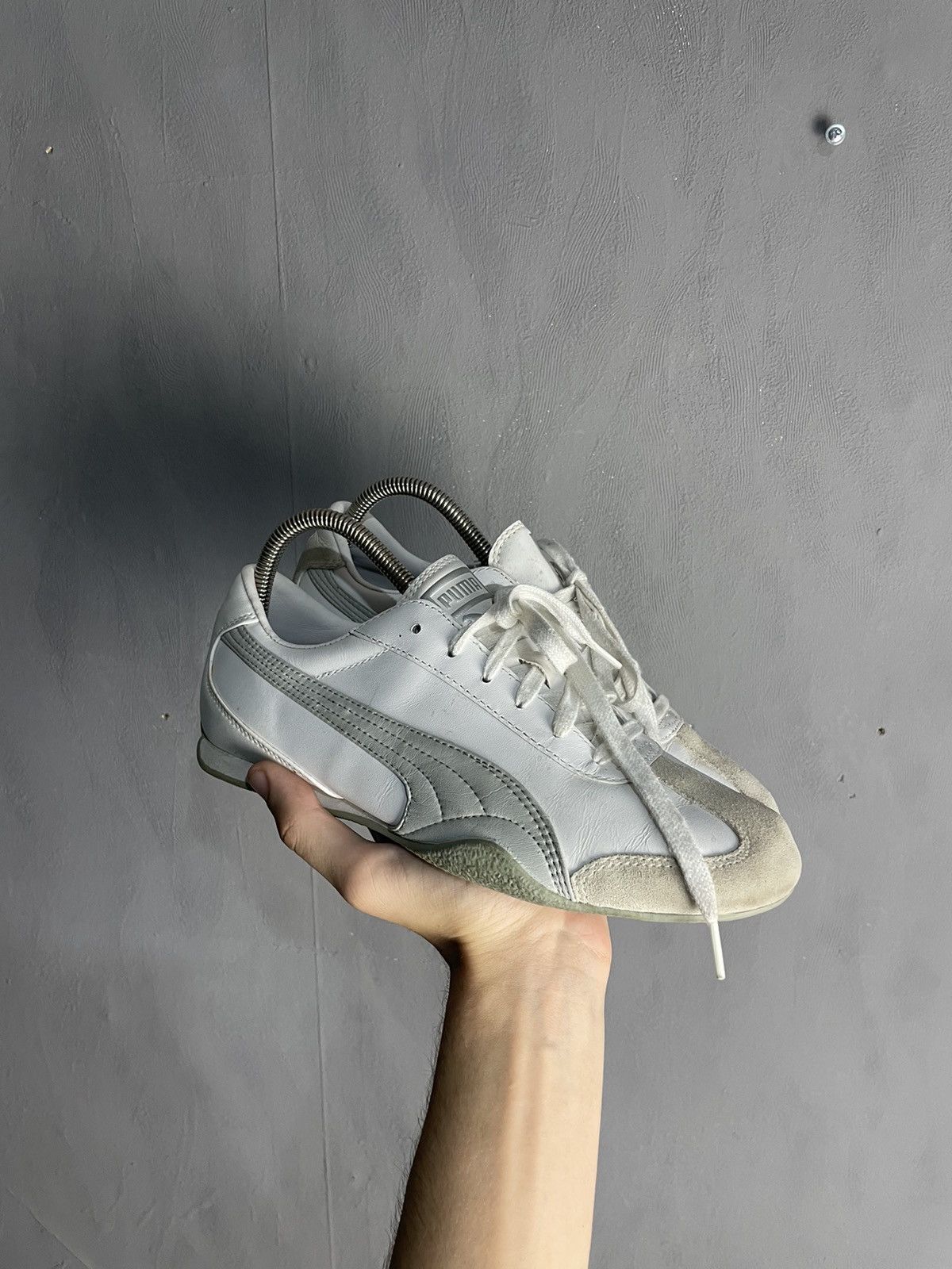 Puma Vintage Puma Speed Cat White Sneakers Size US 6.5 / EU 39-40 - 1 Thumbnail