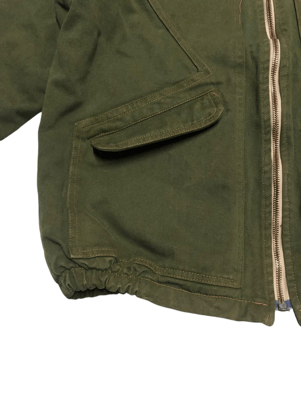 Lightning Bolt Vintage Lightning Bolt Denim Sherpa Zipper Jacket Faded Size US M / EU 48-50 / 2 - 7 Thumbnail