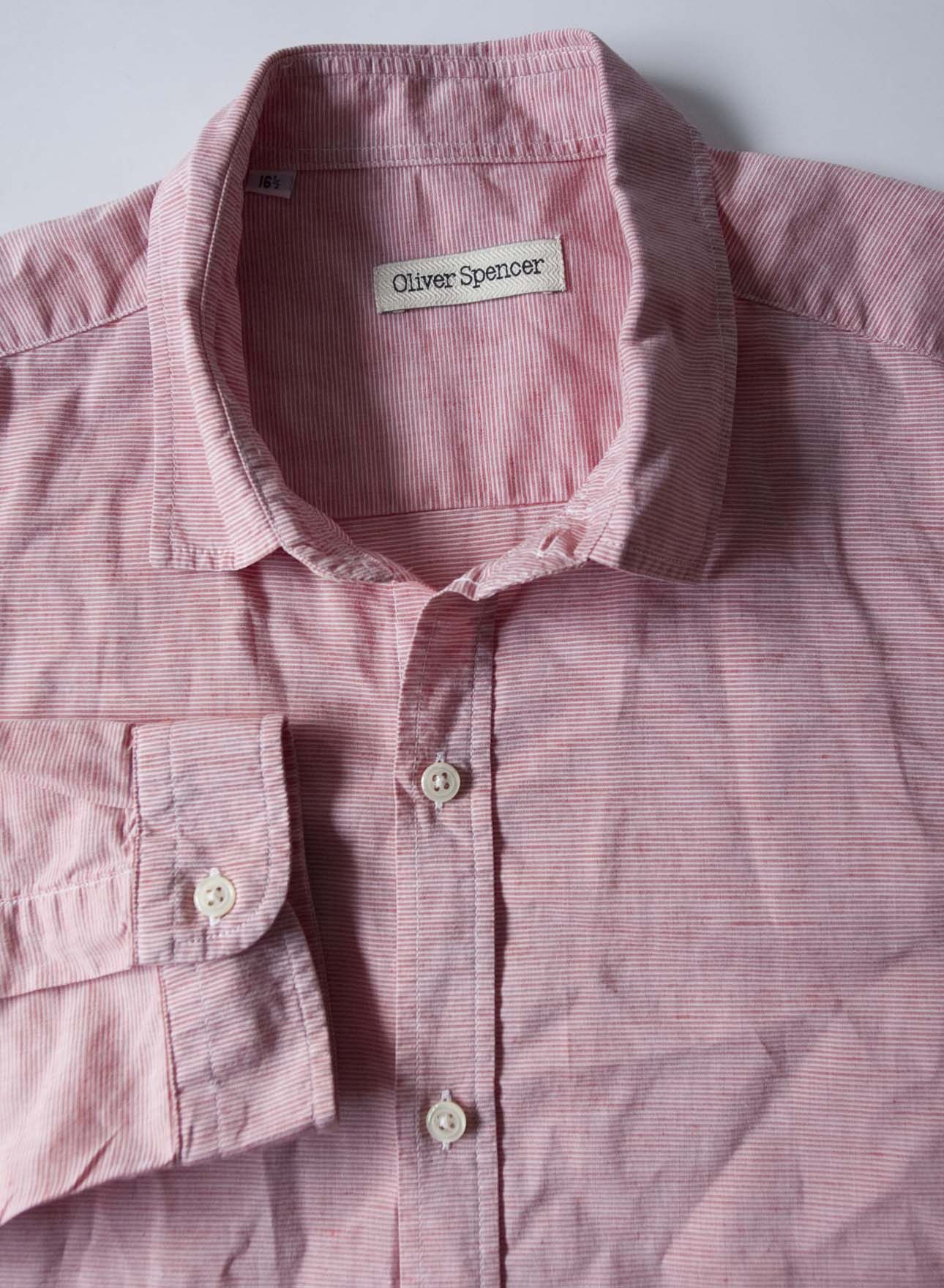 Oliver Spencer Oliver Spencer Shirt Cotton / Linen Size 16.5 / L Size US L / EU 52-54 / 3 - 1 Thumbnail
