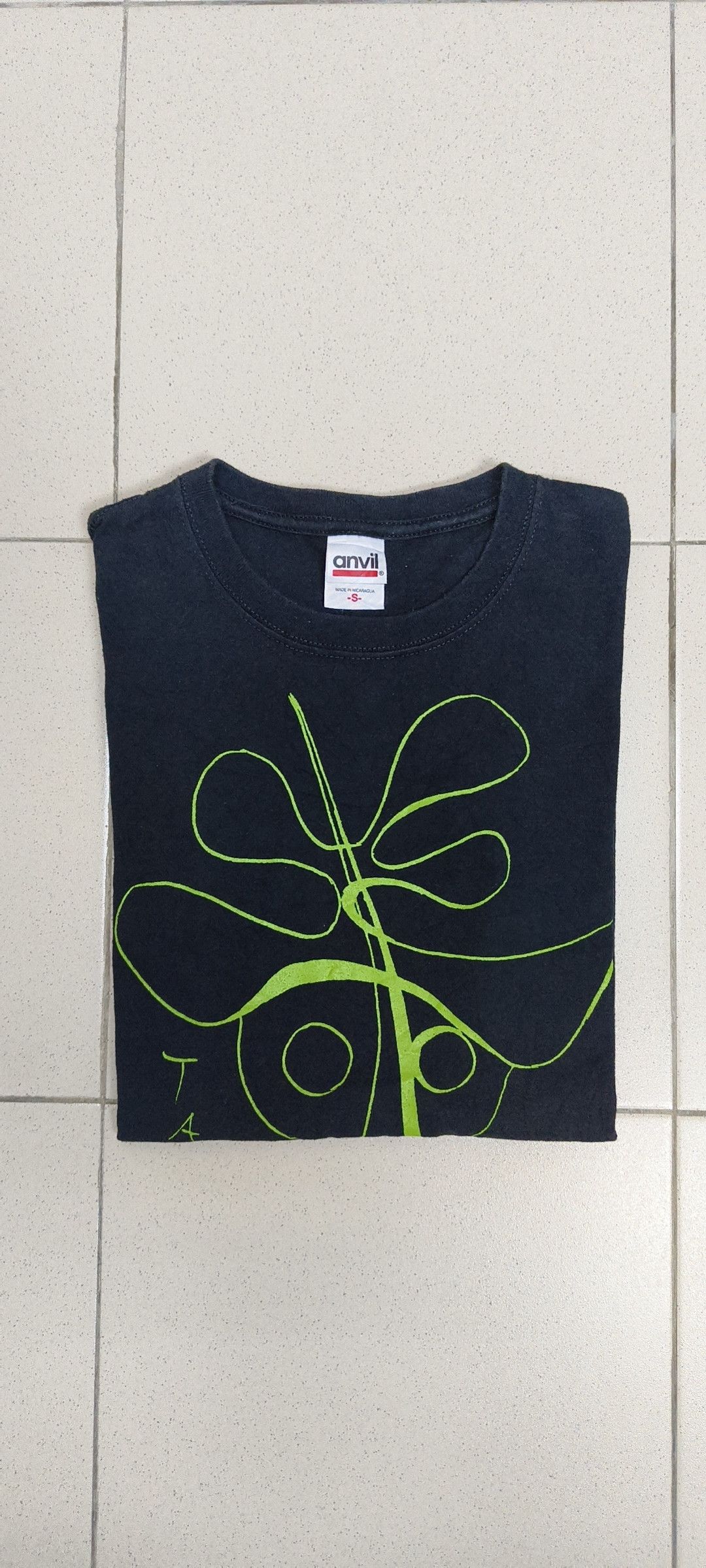 Other VINTAGE Taro Okamoto "Abstract Face" Art Tee - Anvil Tag Size US S / EU 44-46 / 1 - 8 Thumbnail