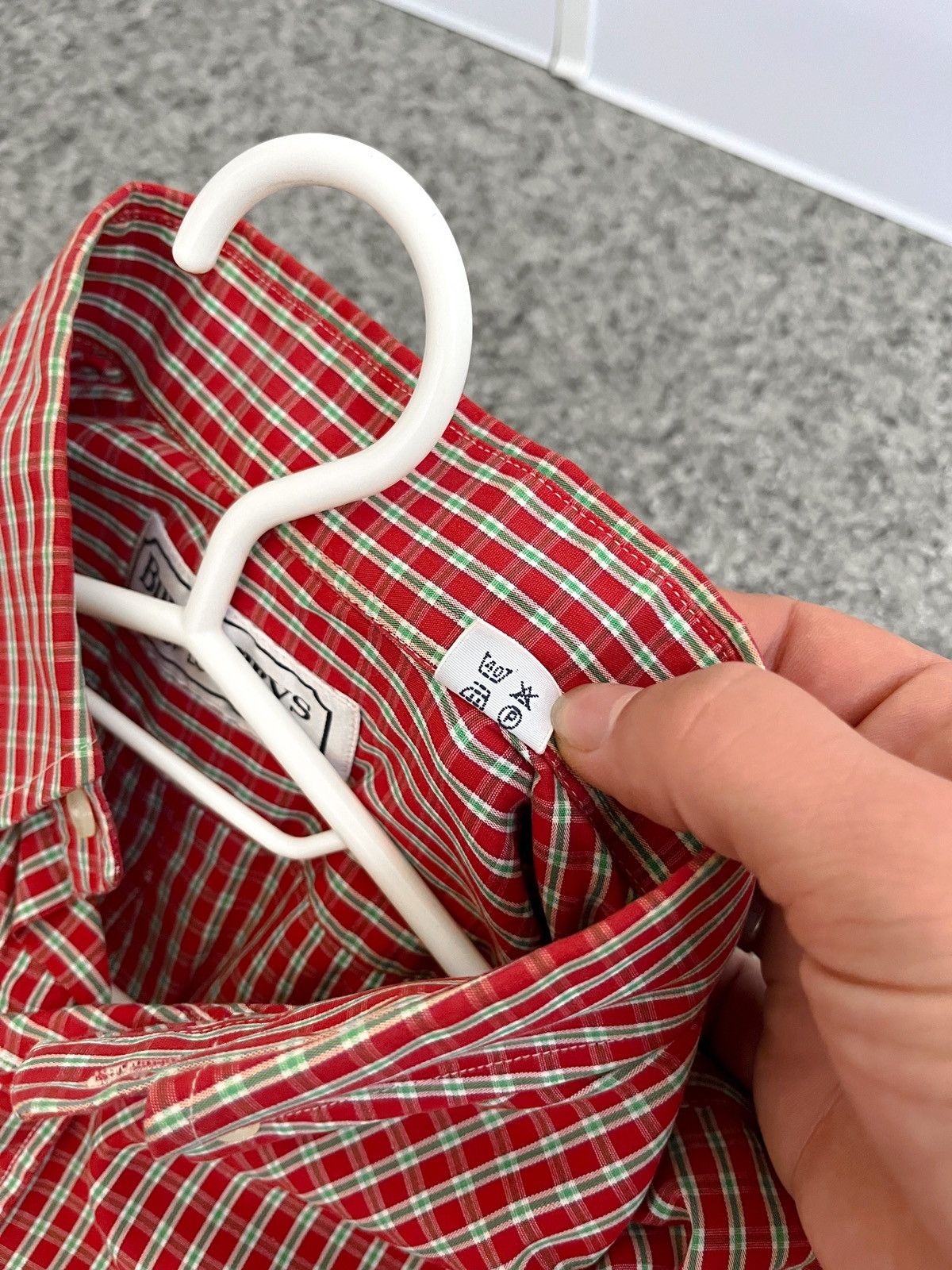 Burberry × Vintage BURBERRY VINTAGE MADE IN FRANCE SHIRT MENS SZ M 15 Size US M / EU 48-50 / 2 - 5 Thumbnail
