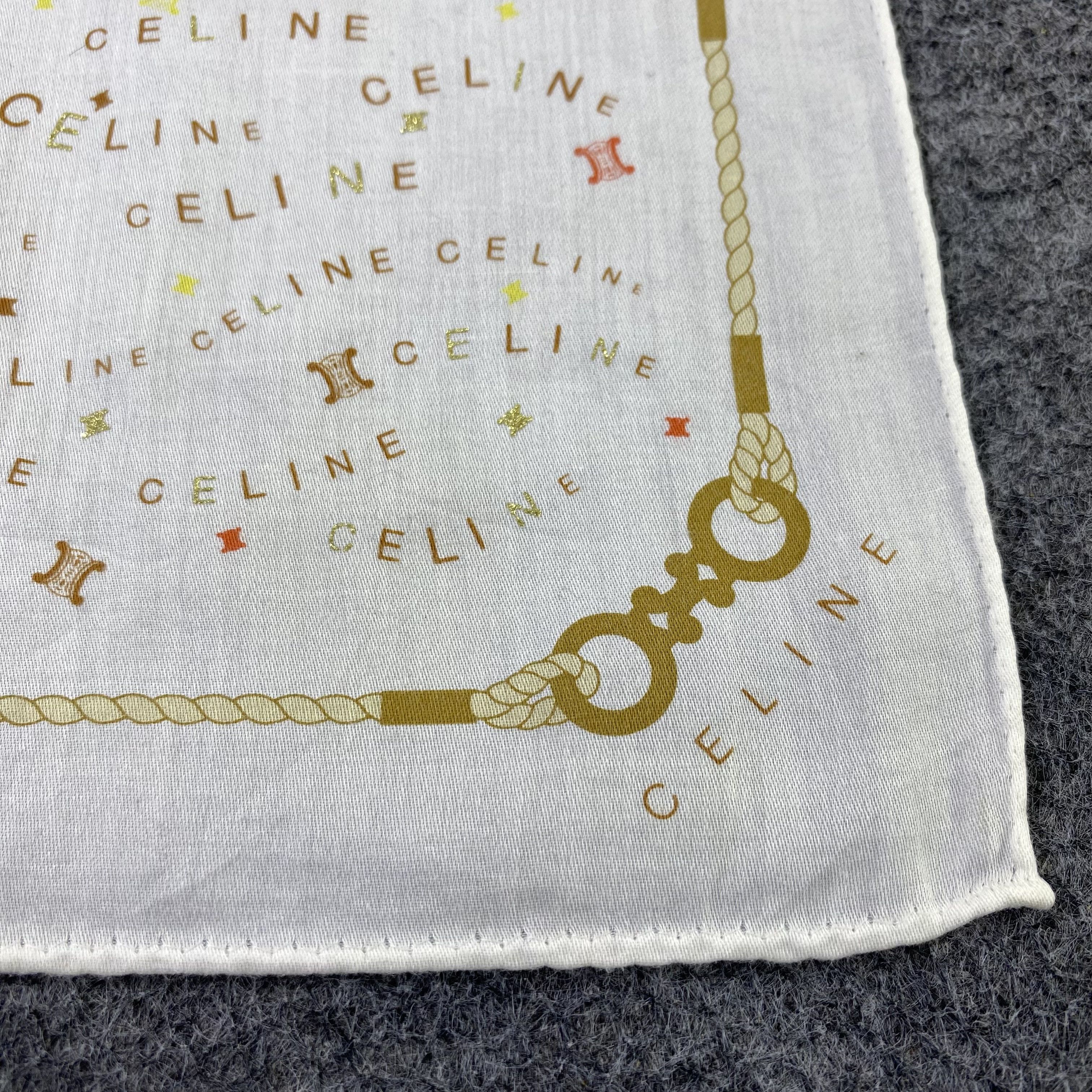 Celine Celine Handkerchief Neckerchief Bandana-B2020 Size ONE SIZE - 7 Thumbnail