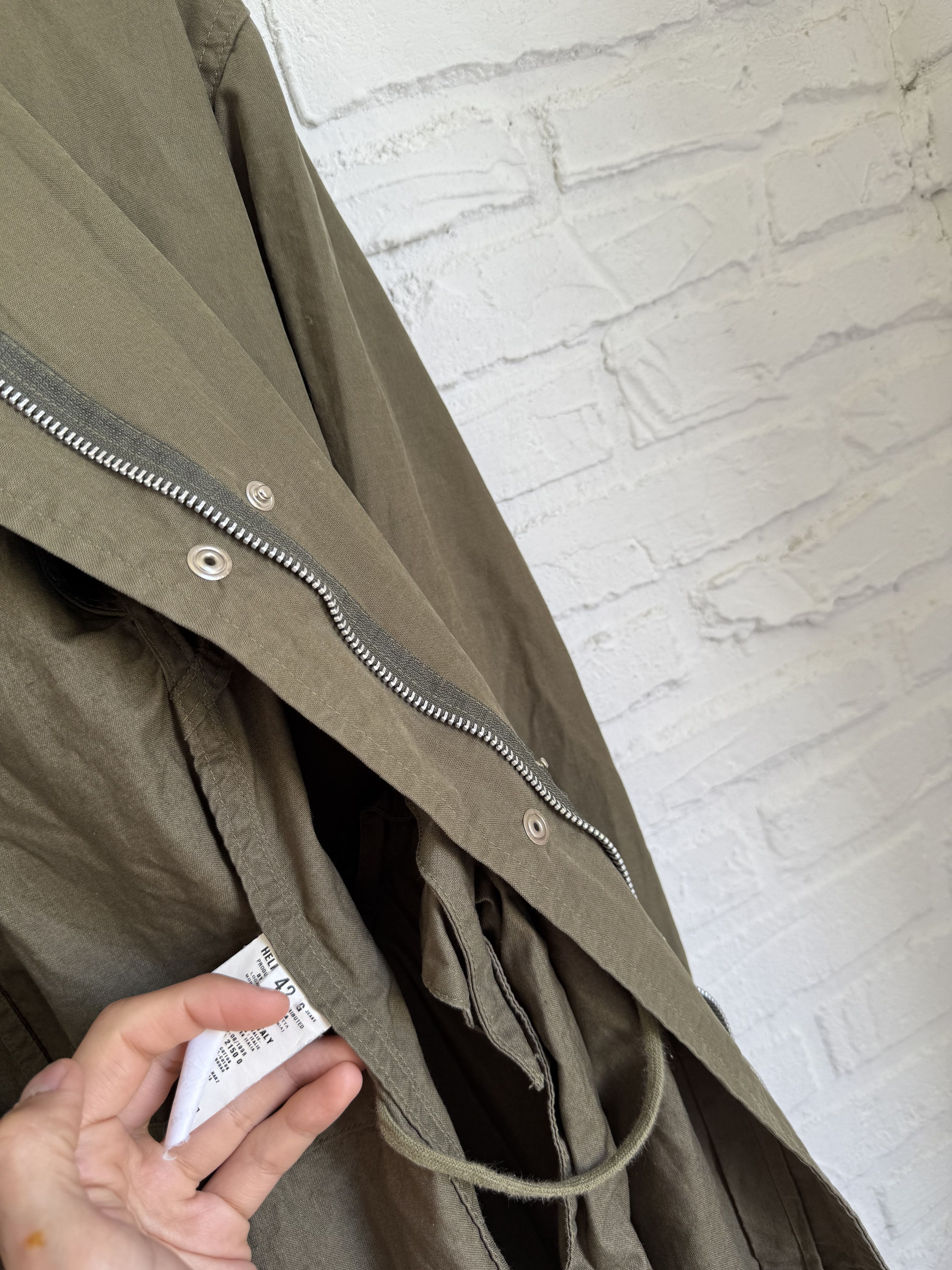 Helmut Lang Archive 1998 Helmut Lang Military Techwear Parka Oversized Size US M / EU 48-50 / 2 - 9 Thumbnail