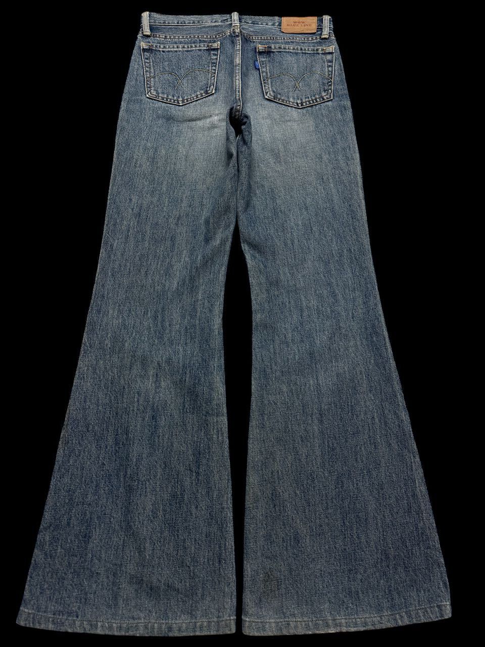GOSTAR DE FUGA FLARED If Six Was Nine Le Grande Bleu Style By Japanese Jean Size US 28 / EU 44 - 2 Thumbnail
