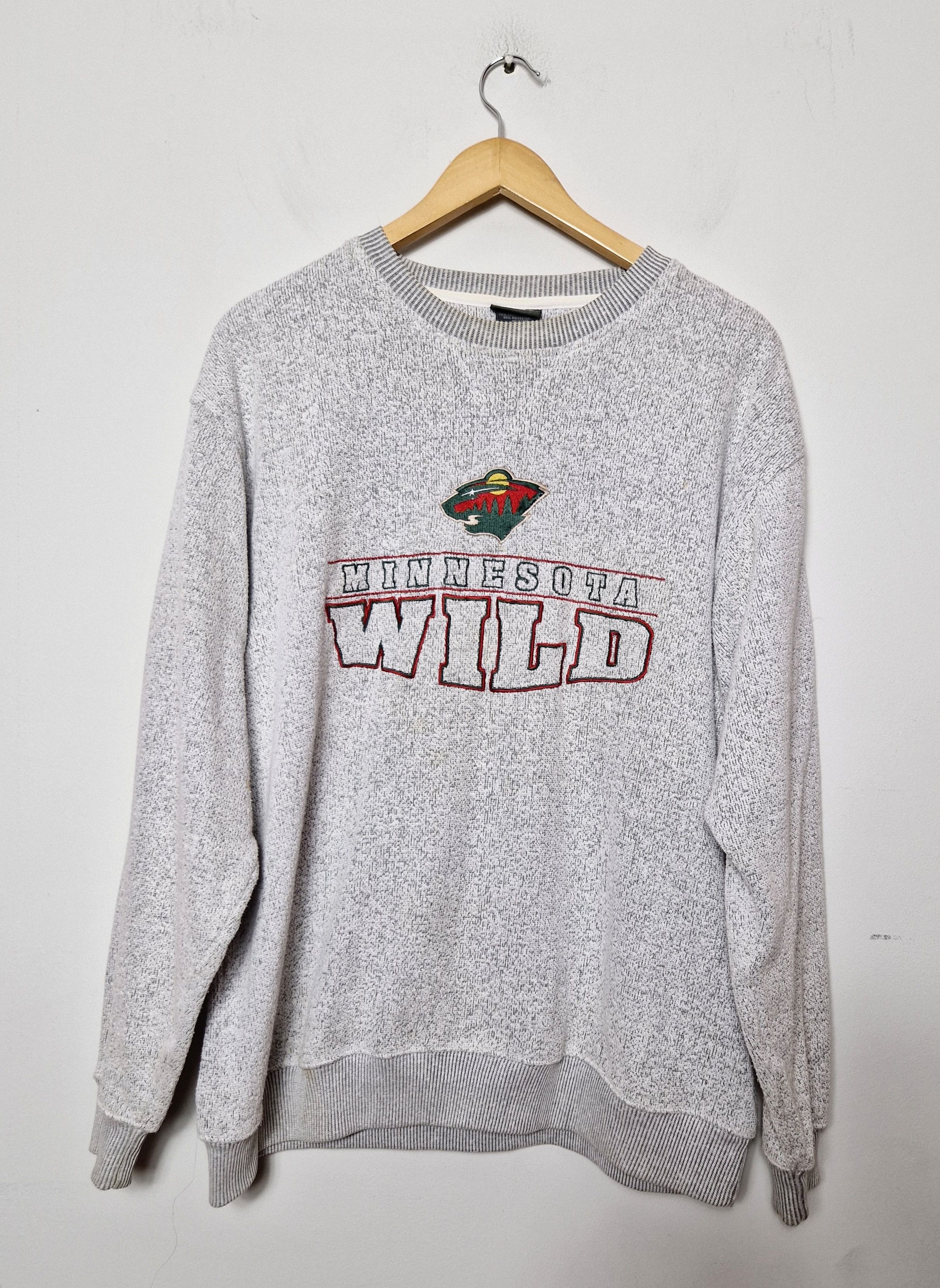 NHL × Vintage NHL Minnesota Wilds sweatshirt nba nfl usa america Size US L / EU 52-54 / 3 - 1 Thumbnail
