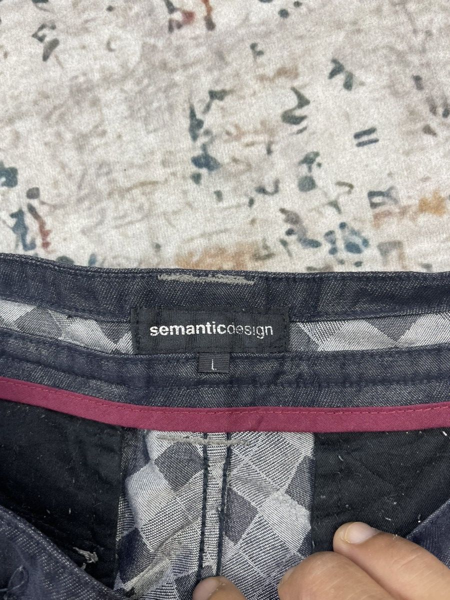 semanticdesign Semantic Design Diamond Checked Multi Pocket Bush Pants Size US 33 - 9 Thumbnail