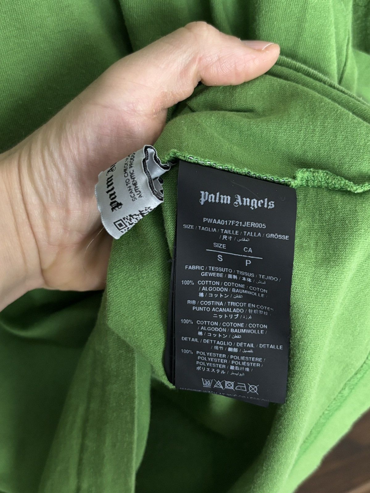Palm Angels Palm Angels Heart Graffiti Spray Oversized Tee Size US S / EU 44-46 / 1 - 8 Thumbnail