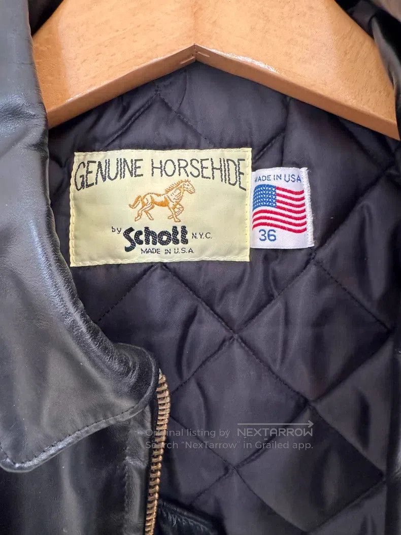 Schott Schott 689H horse leather jacket Size US S / EU 44-46 / 1 - 2 Thumbnail