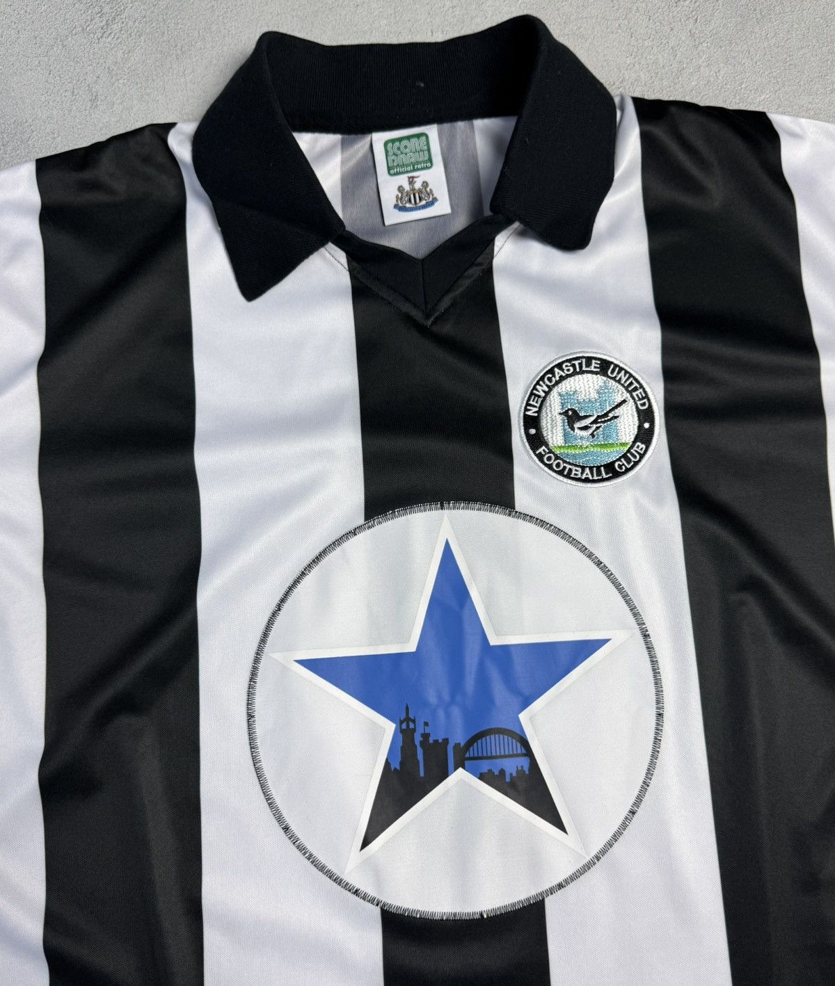 Vintage Newcastle United 1980 1983 Home Football Shirt Soccer Jersey Size US L / EU 52-54 / 3 - 5 Thumbnail
