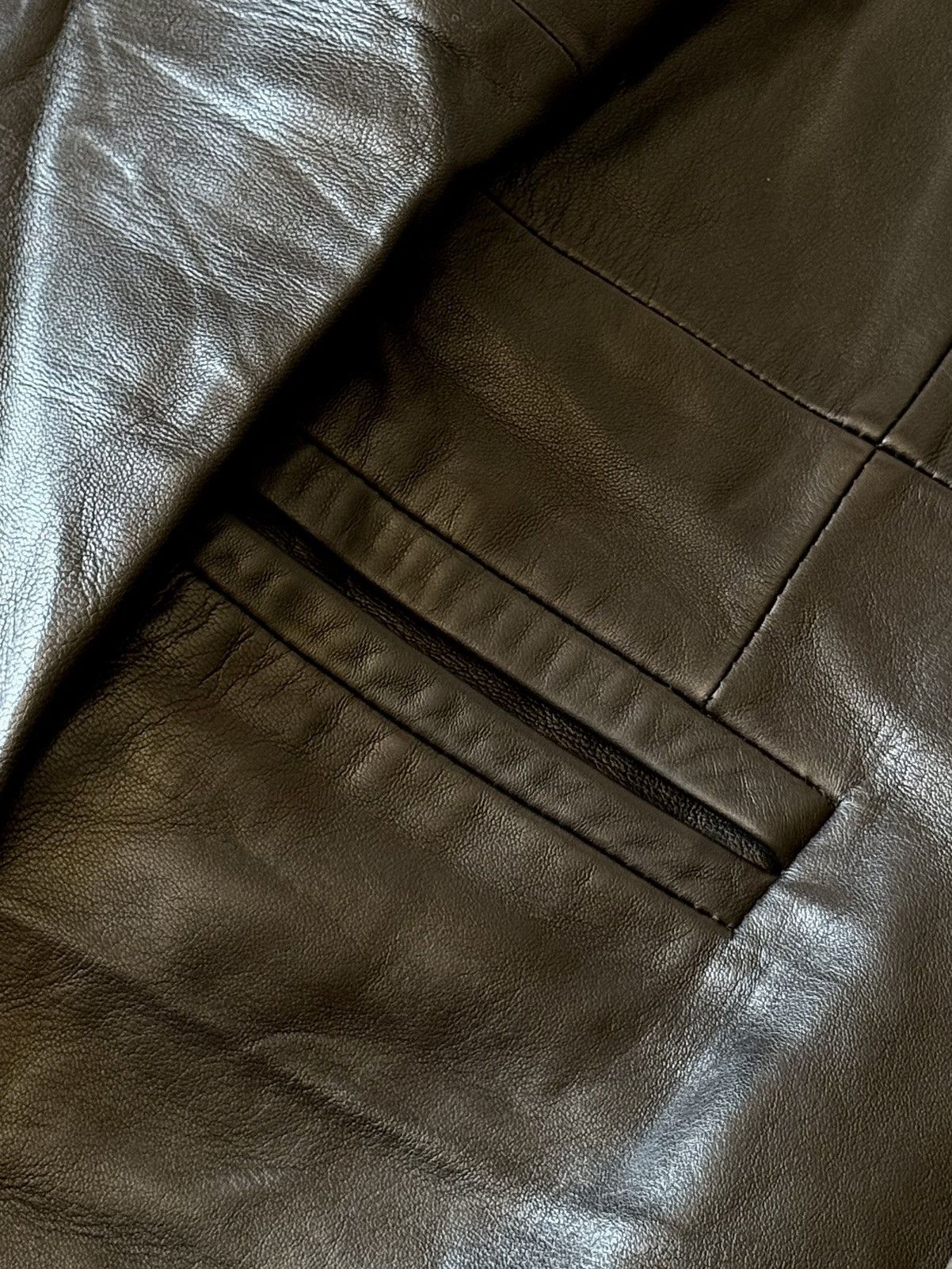 Gucci × Tom Ford Archive Gucci - Tom Ford - Lamb Skin - Leather Coat Size US M / EU 48-50 / 2 - 7 Thumbnail