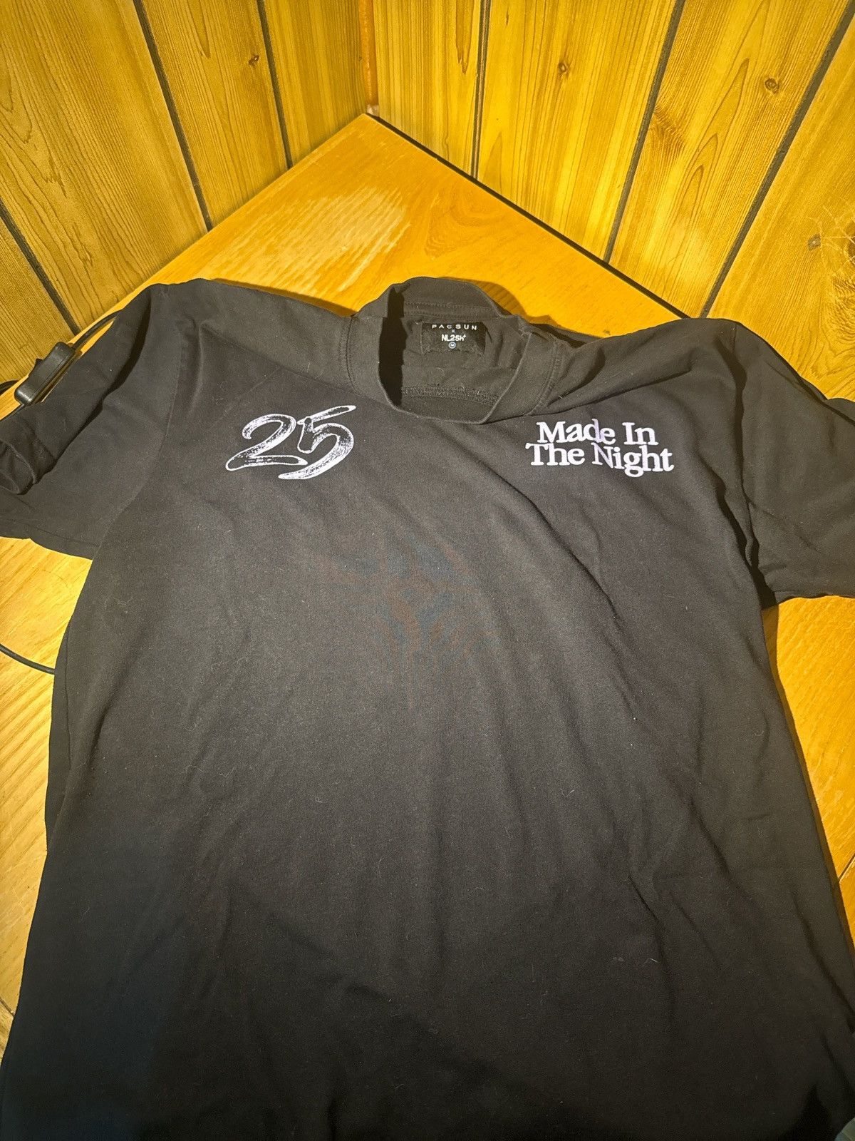 Pacsun Black Made In The Night tee (M) Size US M / EU 48-50 / 2 - 1 Thumbnail