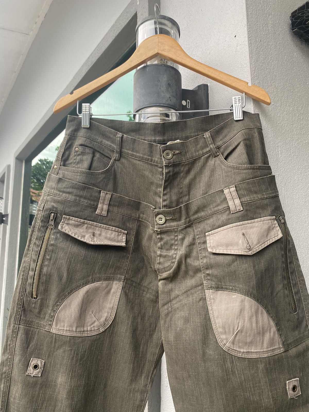 Japanese Brand × Vintage Vintage Bondage Double Waist Size US 32 / EU 48 - 2 Thumbnail