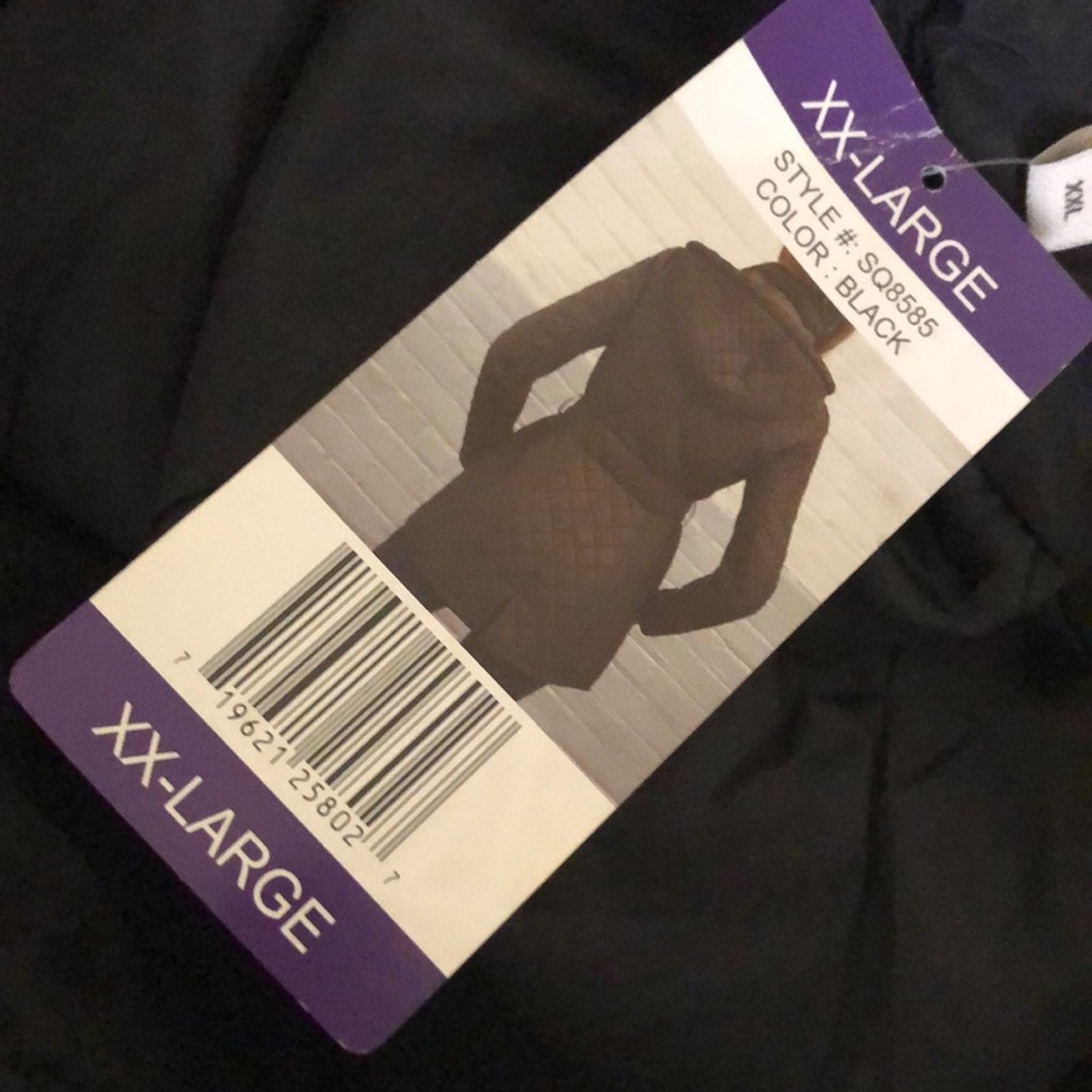 Other Sebby black quilted zipper hood belted jacket NWT Size XXL / US 16-18 / IT 52-54 - 14 Thumbnail