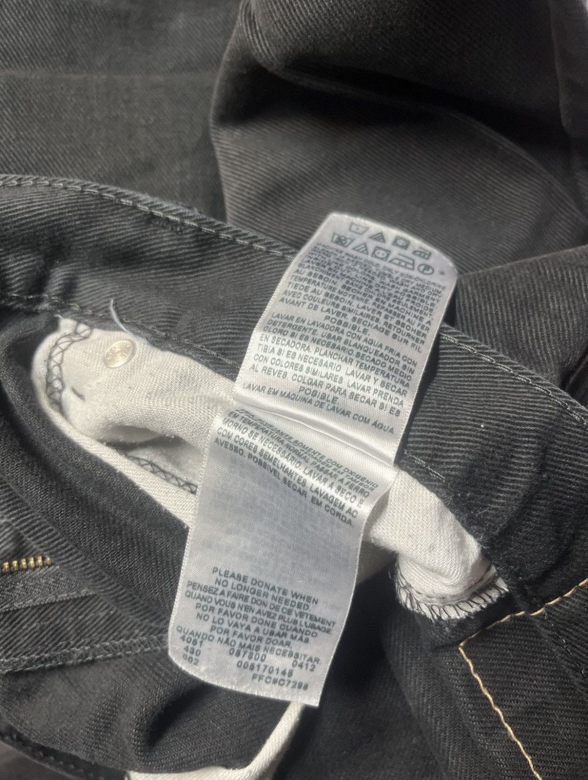 Levi's Black 517 Colombia 2012 1998 Size US 30 / EU 46 - 5 Thumbnail