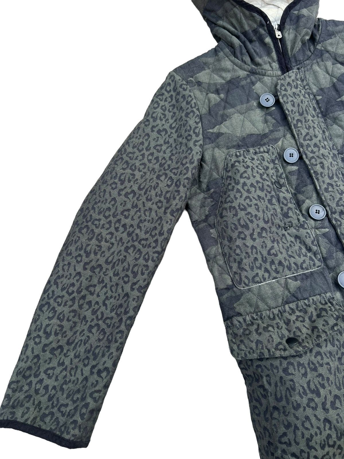 Japanese Brand OVERTHESTRIPES Japan Quilt Thinsulate Hoodie Cargo Jacket Size US M / EU 48-50 / 2 - 6 Thumbnail