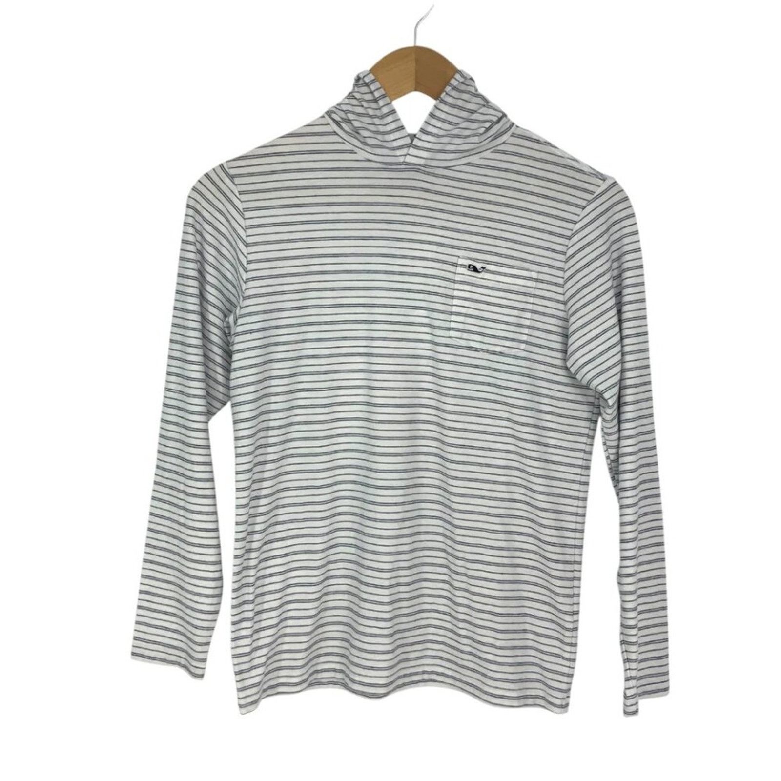 Vineyard Vines Vineyard Vines Edgartown Long Sleeve Hooded T Shirt Medium Size US M / EU 48-50 / 2 - 2 Thumbnail