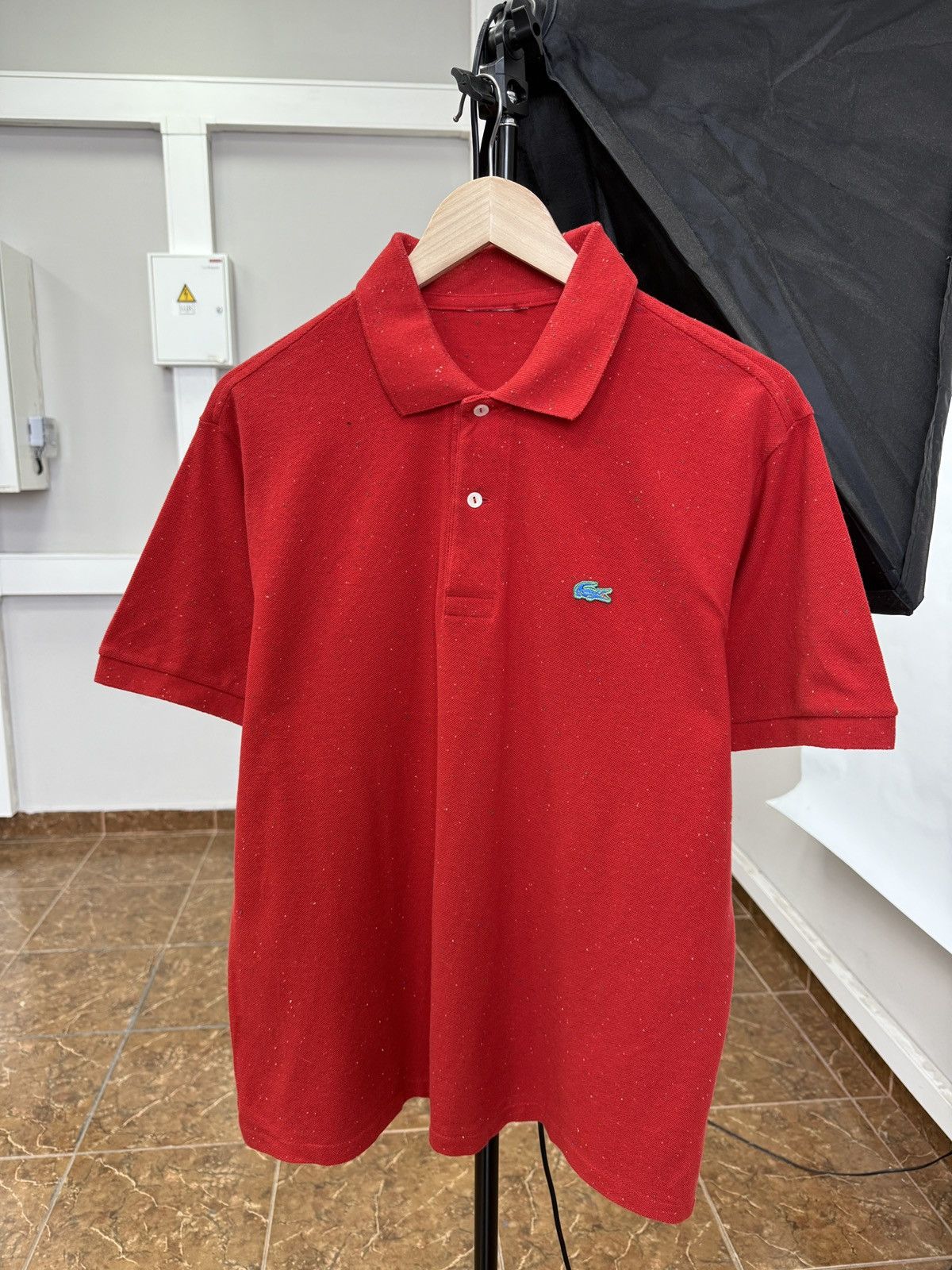 Lacoste 🇫🇷 Y2K Lacoste Art Polo T-Shirt Made in France Retro Rare Size US L / EU 52-54 / 3 - 1 Thumbnail