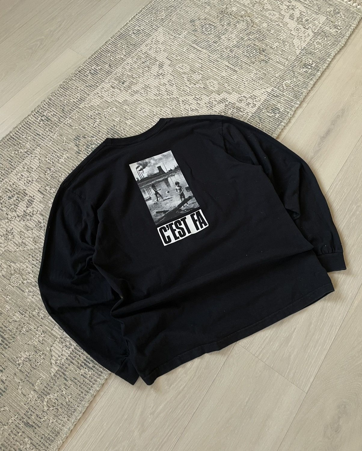 Fucking Awesome Vintage Rare Fucking Awesome Cest FA Black Longsleeve Sk8 Size US L / EU 52-54 / 3 - 6 Thumbnail