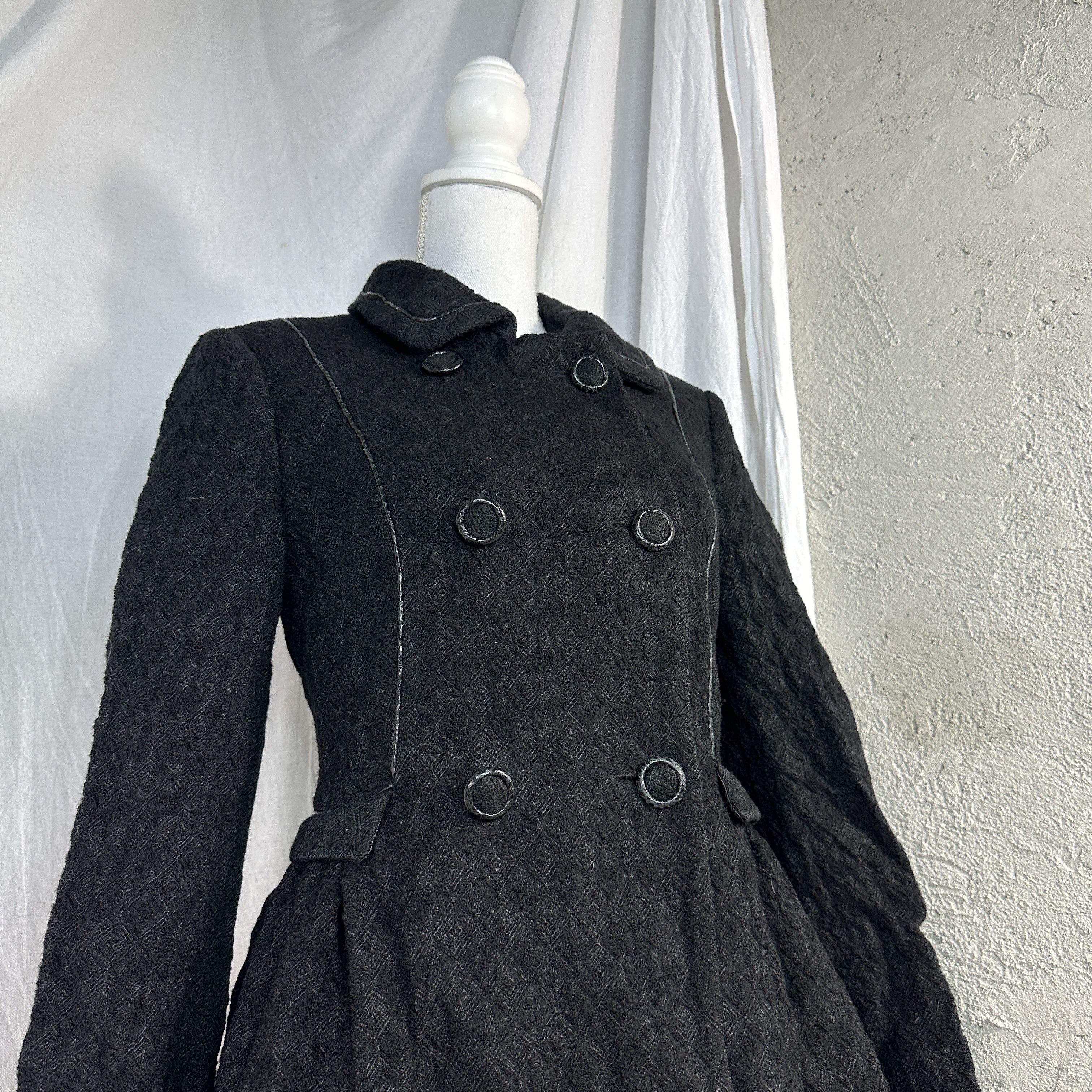 Bottega Veneta × Vintage Bottega Veneta High Quality Luxury Coat Cloak Jacket Black Size US S / EU 44-46 / 1 - 5 Thumbnail