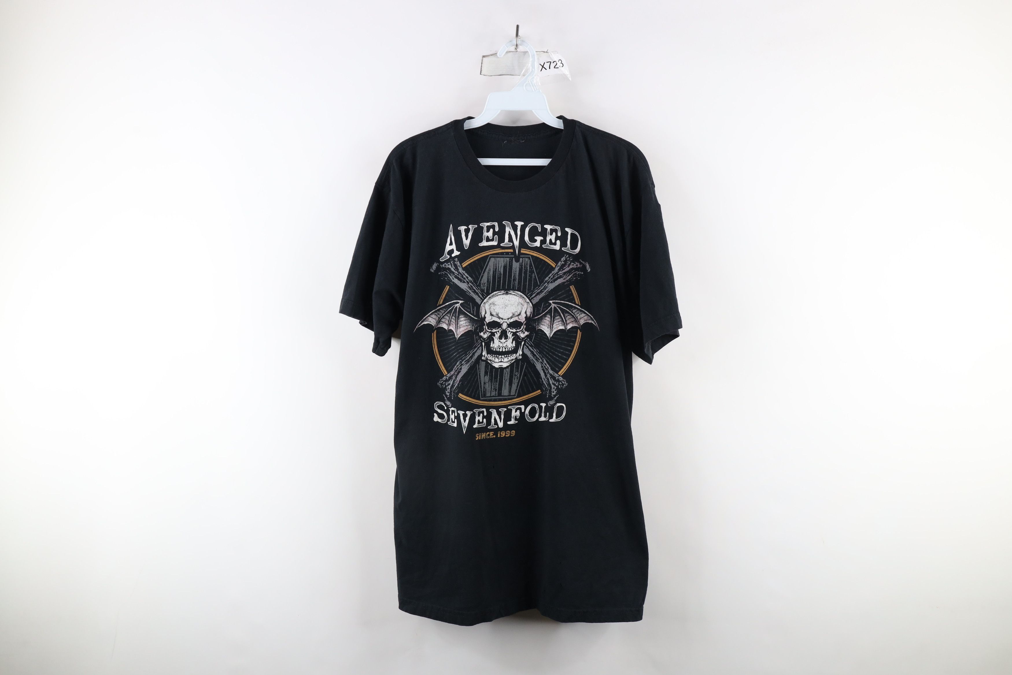 Vintage Vintage Out Avenged Sevenfold Band T-Shirt Black Cotton Size US XL / EU 56 / 4 - 1 Thumbnail