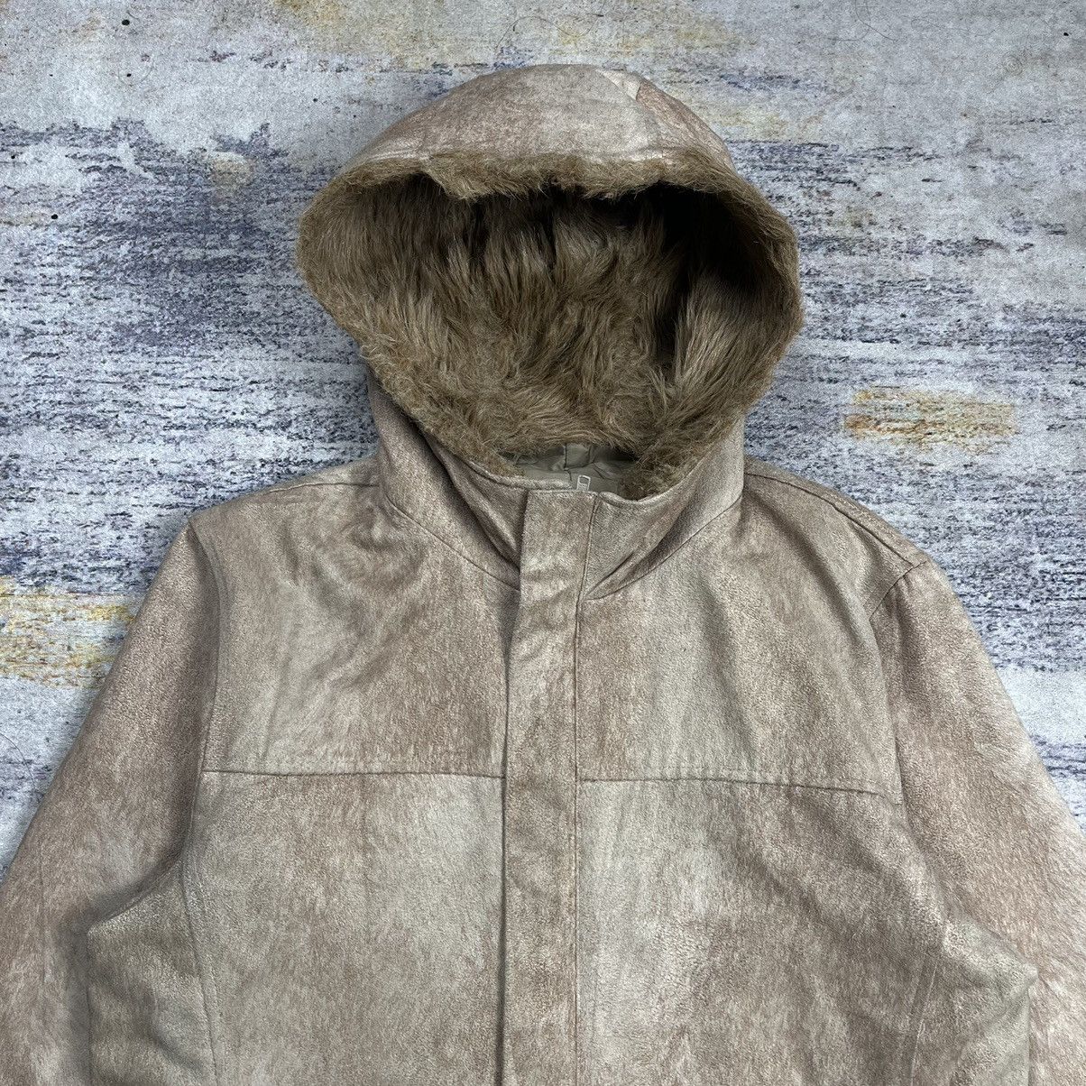 14th Addiction × Le Grande Bleu (L.G.B.) × Tornado Mart Tornado mart japan suede hooded fur coat jacket Size US M / EU 48-50 / 2 - 2 Thumbnail