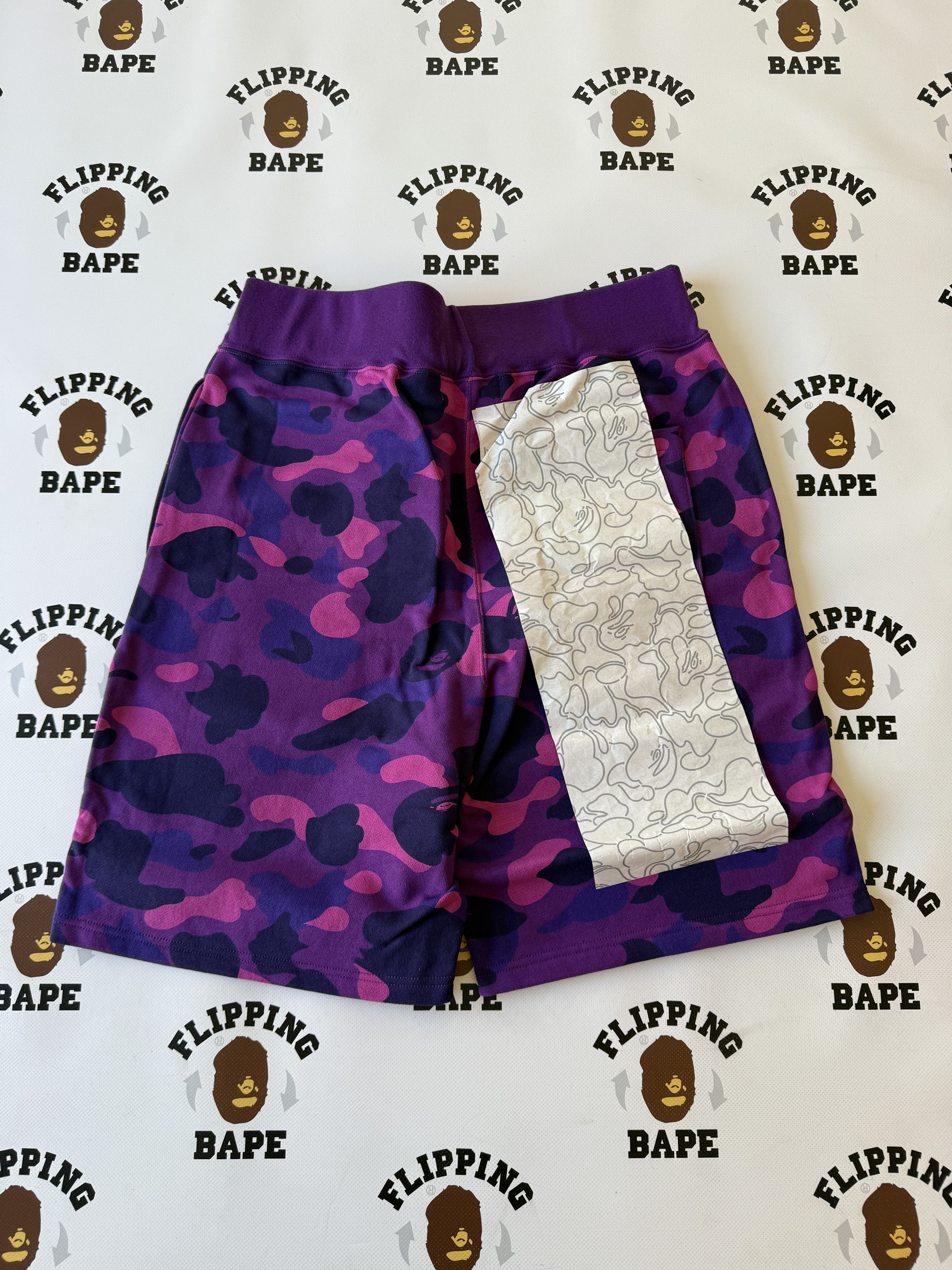 Bape BAPE COLOR CAMO SWEAT SHORTS Size US 34 / EU 50 - 11 Thumbnail