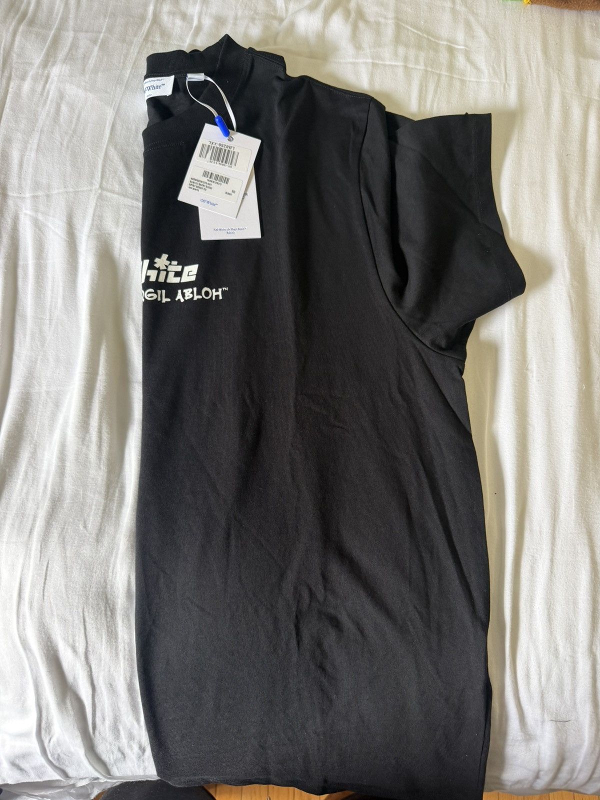 Off-White Off-White c/o Virgil Abloh Black Slim Fit T-Shirt Size US XXL / EU 58 / 5 - 4 Thumbnail