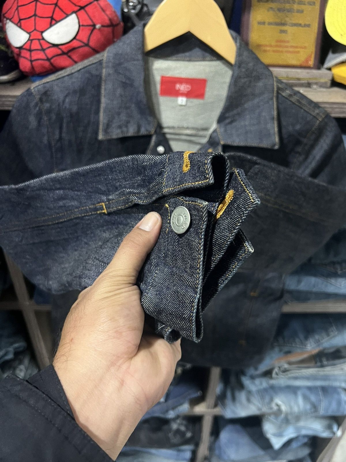 Yohji Yamamoto 🔥Inéd Jeans Yohji Yamamoto Denim Jacket Size S / US 4 / IT 40 - 12 Thumbnail