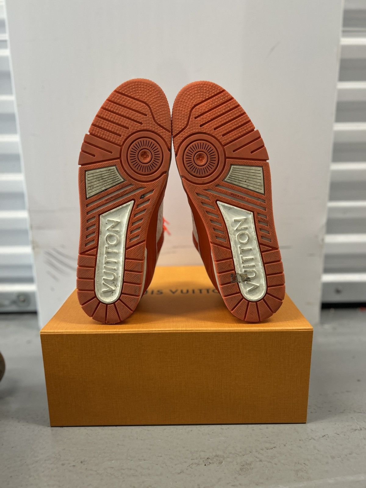 Louis Vuitton Louis Vuitton LV Trainer Orange Size US 12 / EU 45 - 6 Thumbnail