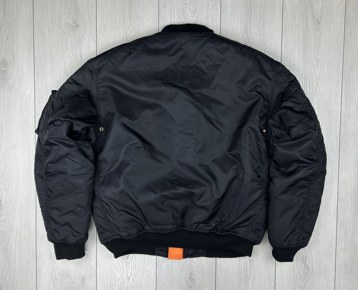 Japanese Brand × Vintage Aviation Flight Vintage Jacket MA-1 USA size L Black Size US L / EU 52-54 / 3 - 7 Thumbnail