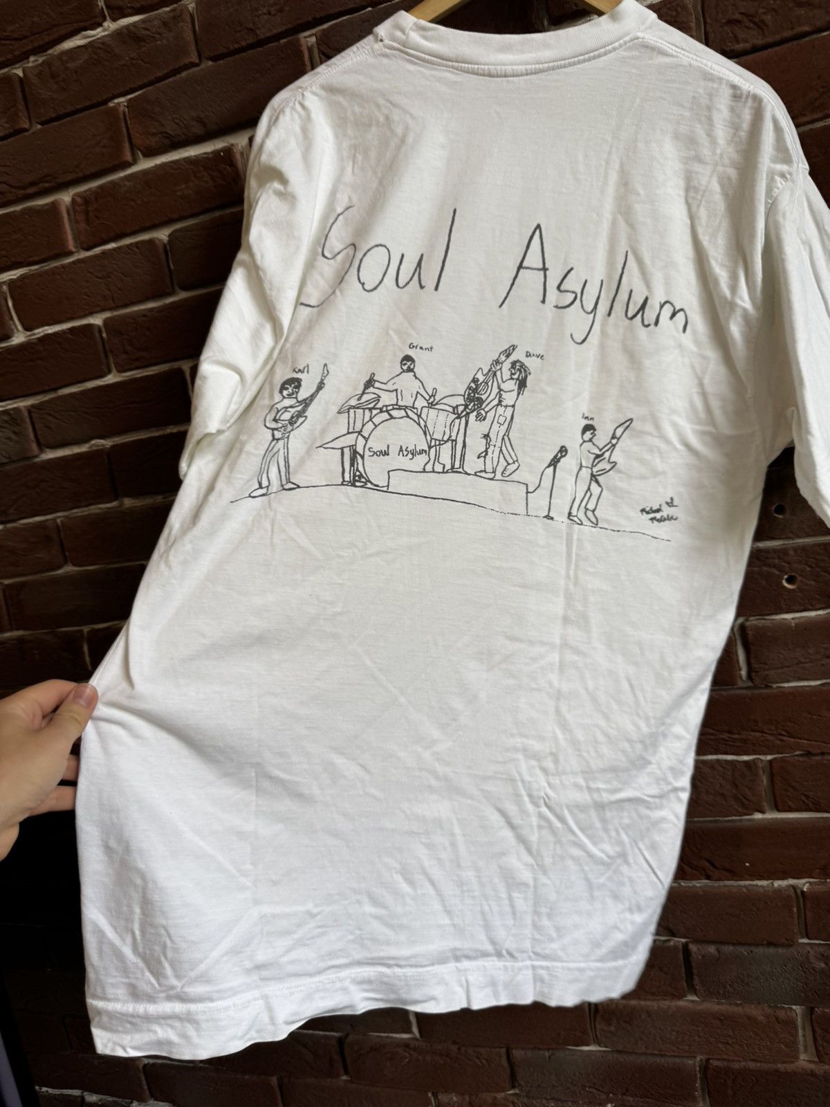 Band Tees Rare 90s vintage Soul Asylum From Coast Rock Band Tour Tee Size US XL / EU 56 / 4 - 15 Thumbnail