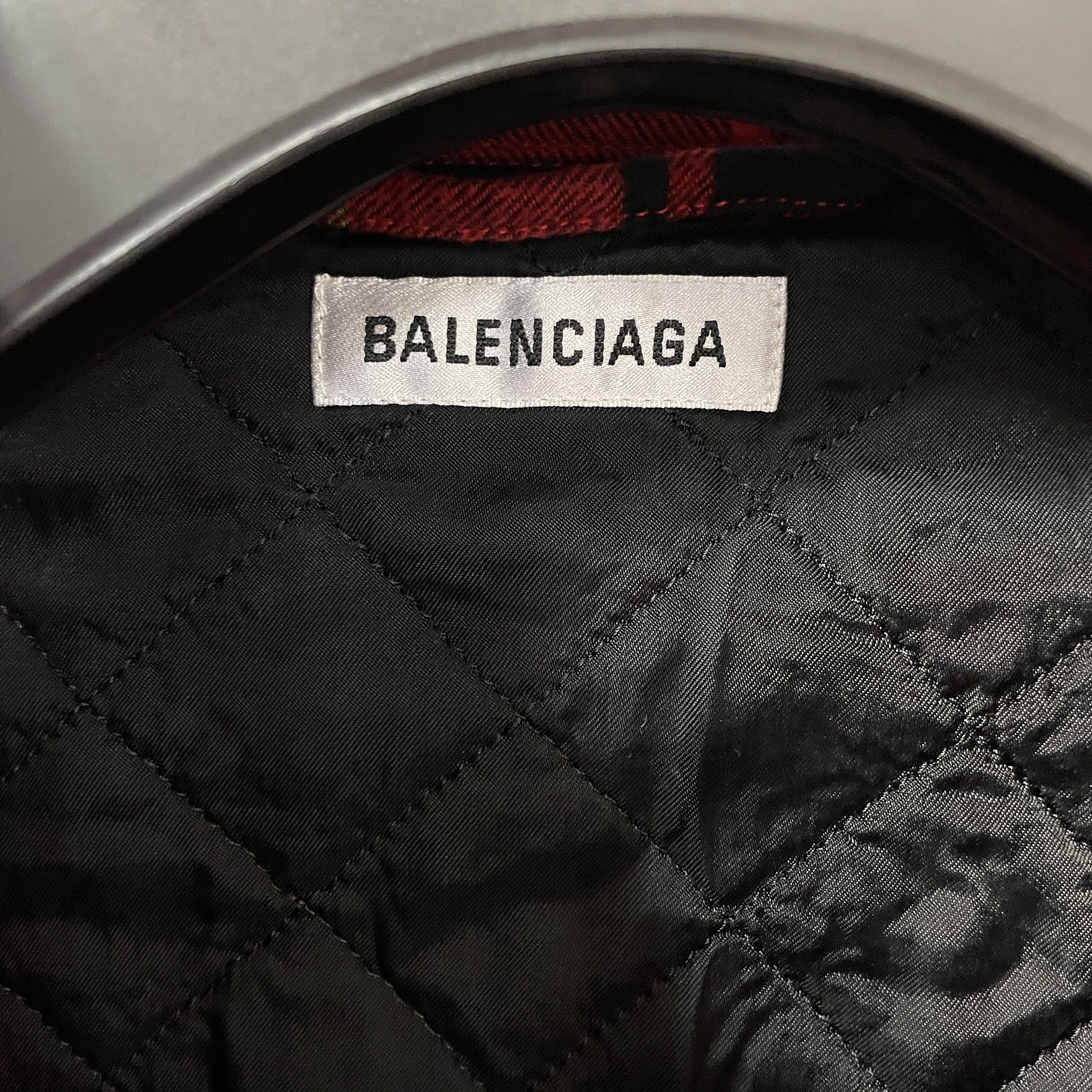 Balenciaga Balenciaga Swing Flannel Shirt Jacket Size US M / EU 48-50 / 2 - 5 Thumbnail