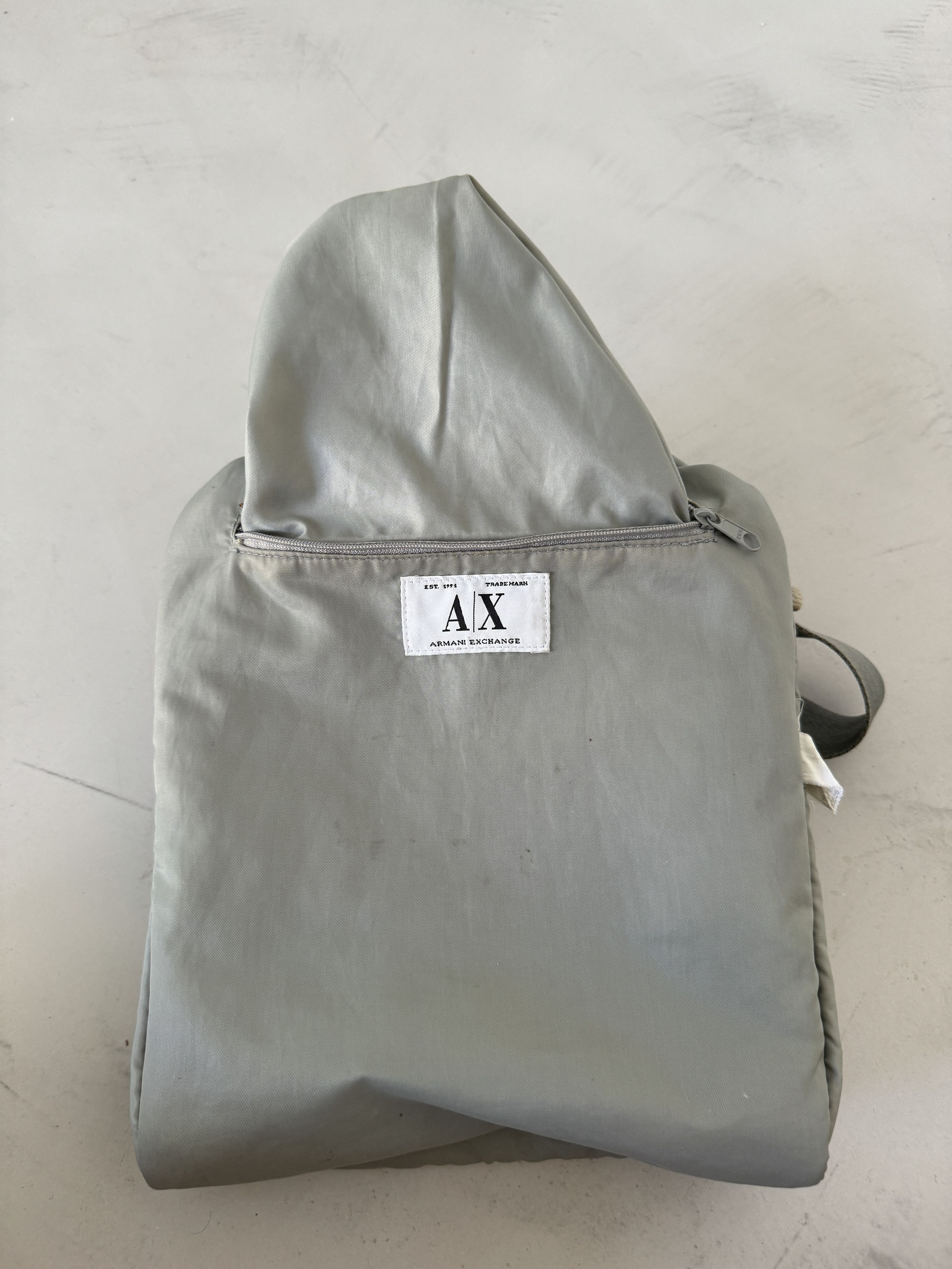 Armani Exchange ARMANI EXCHANGE Grey Nylon Crossbody Shoulder Bag Vintage Size ONE SIZE - 6 Thumbnail