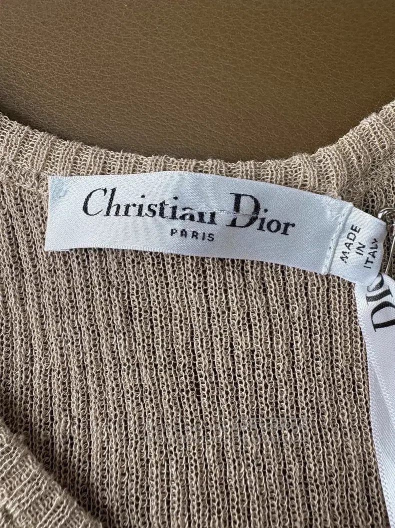 Dior Dior Nude little bee embroidery knitted vest Size XS / US 0-2 / IT 36-38 - 5 Thumbnail