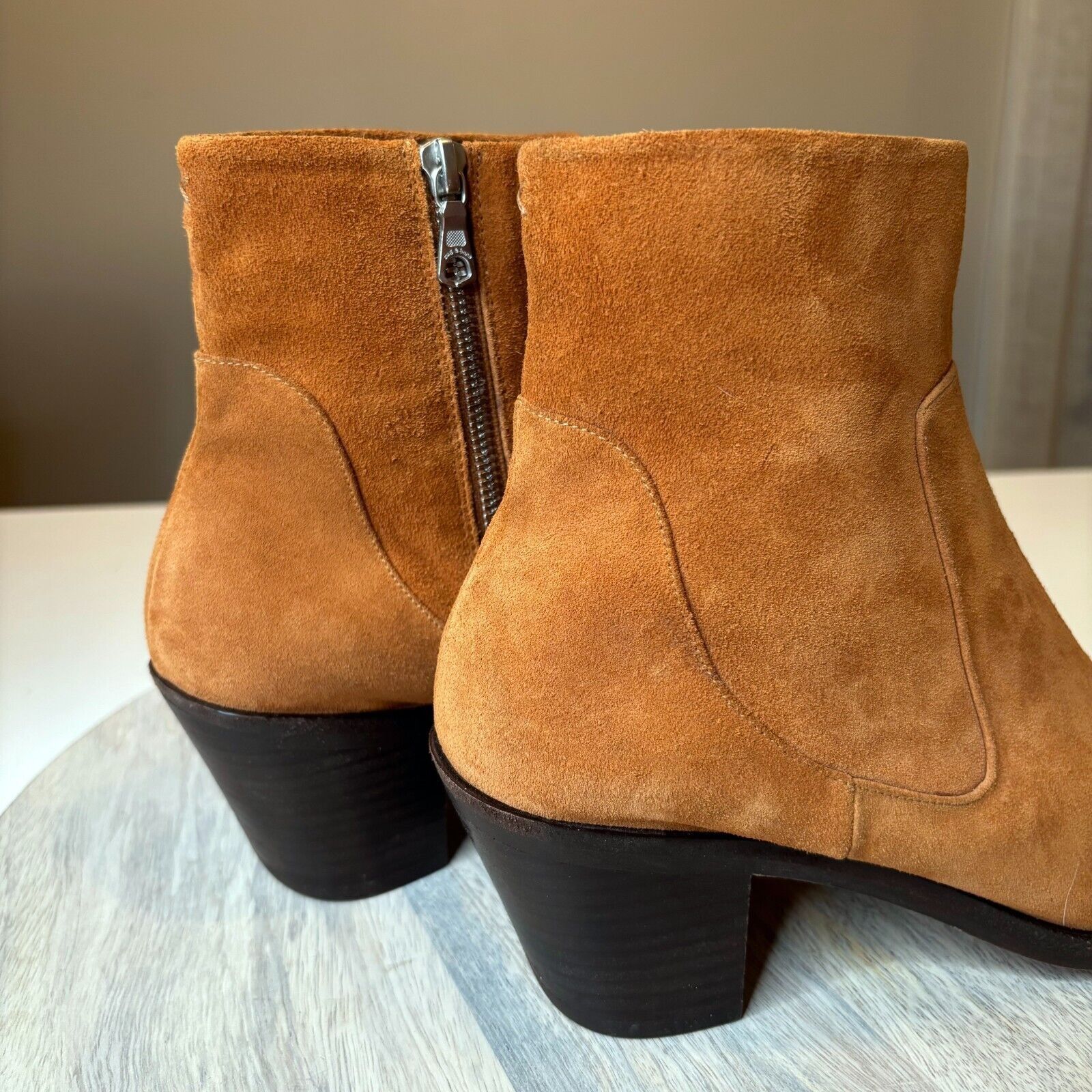 Rag & Bone Rag & Bone Women's Axel Mid Boots Brown Leather Suede Sz 8.5 Size US 8.5 / IT 38.5 - 6 Thumbnail