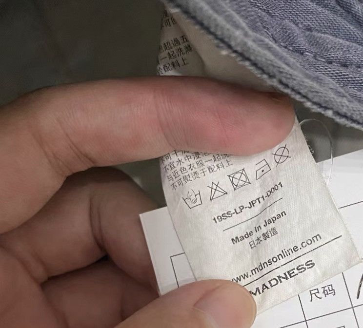Madness MADNESS 19SS Made in Japan Washed Patch Cargo Pants J16 Size US 34 / EU 50 - 6 Thumbnail