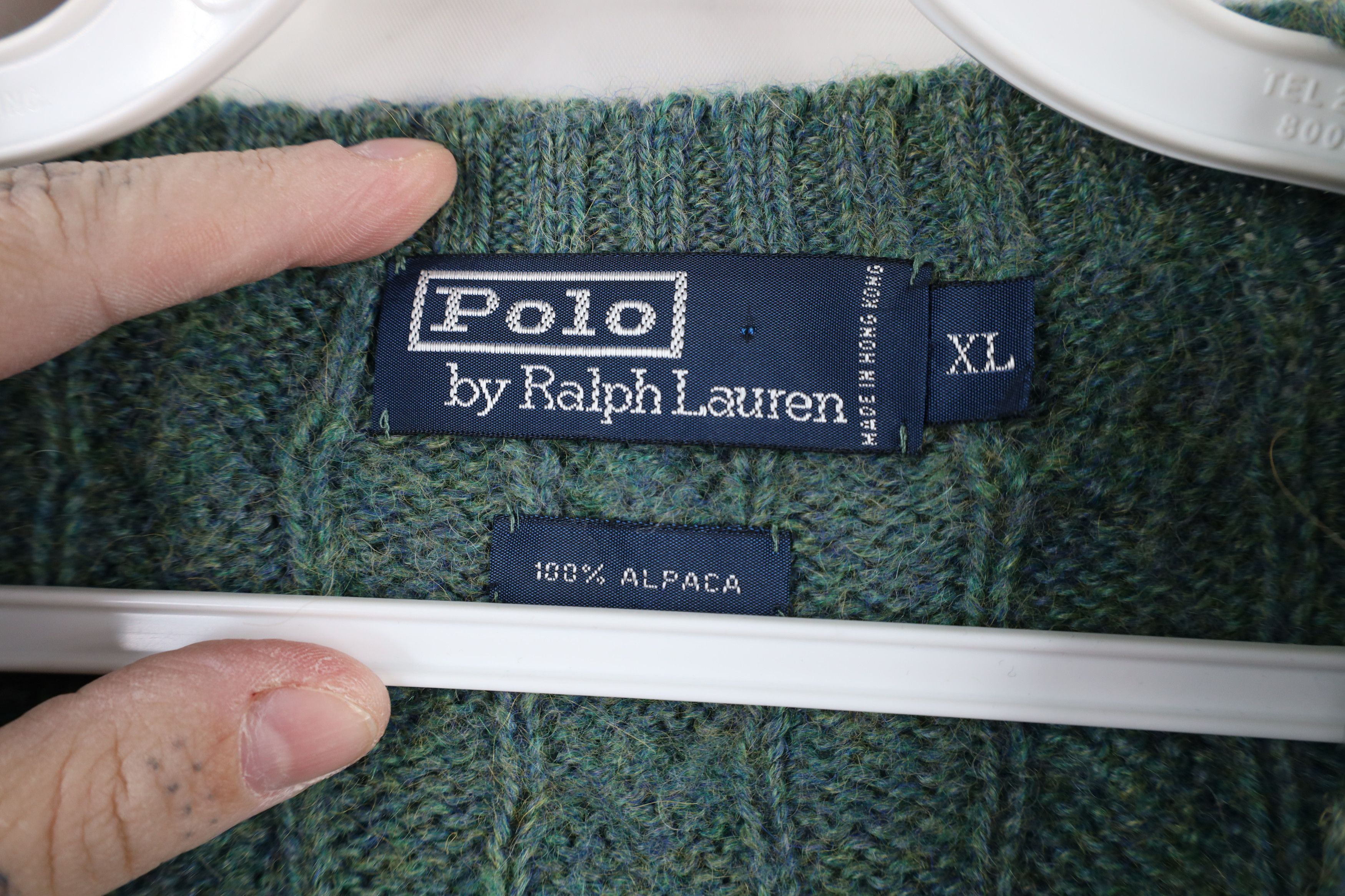 Polo Ralph Lauren Vintage 90s Ralph Lauren Cable Knit Sweater Rainbow Fleck Size US XL / EU 56 / 4 - 4 Thumbnail