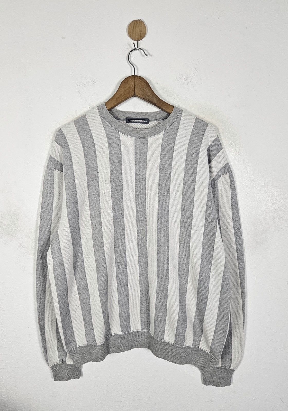 Issey Miyake Issey Miyake Men stripe sweatshirt Size US S / EU 44-46 / 1 - 1 Thumbnail