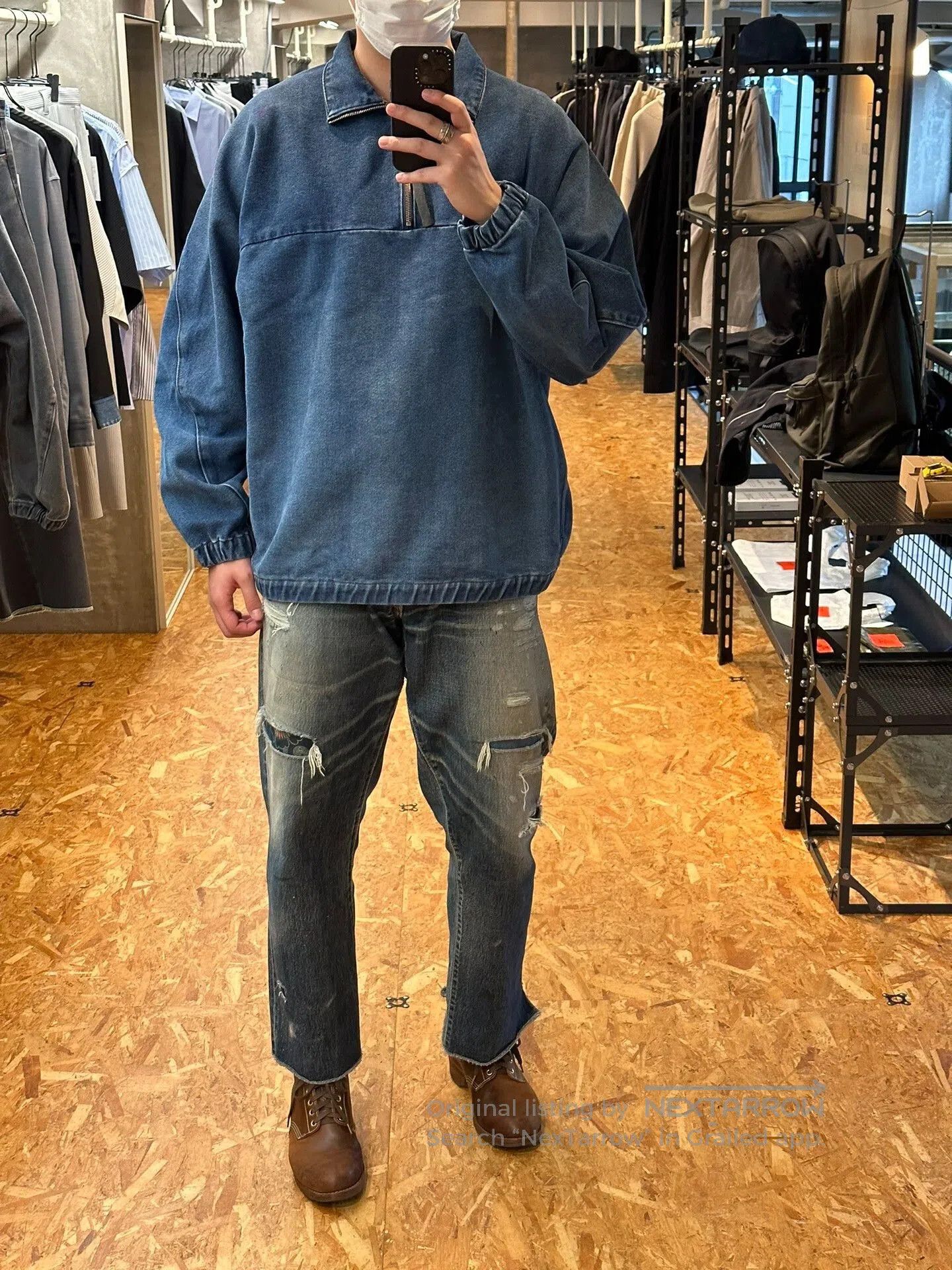 N.Hoolywood n.hoolywood gray denim jacket. Size US S / EU 44-46 / 1 - 7 Thumbnail