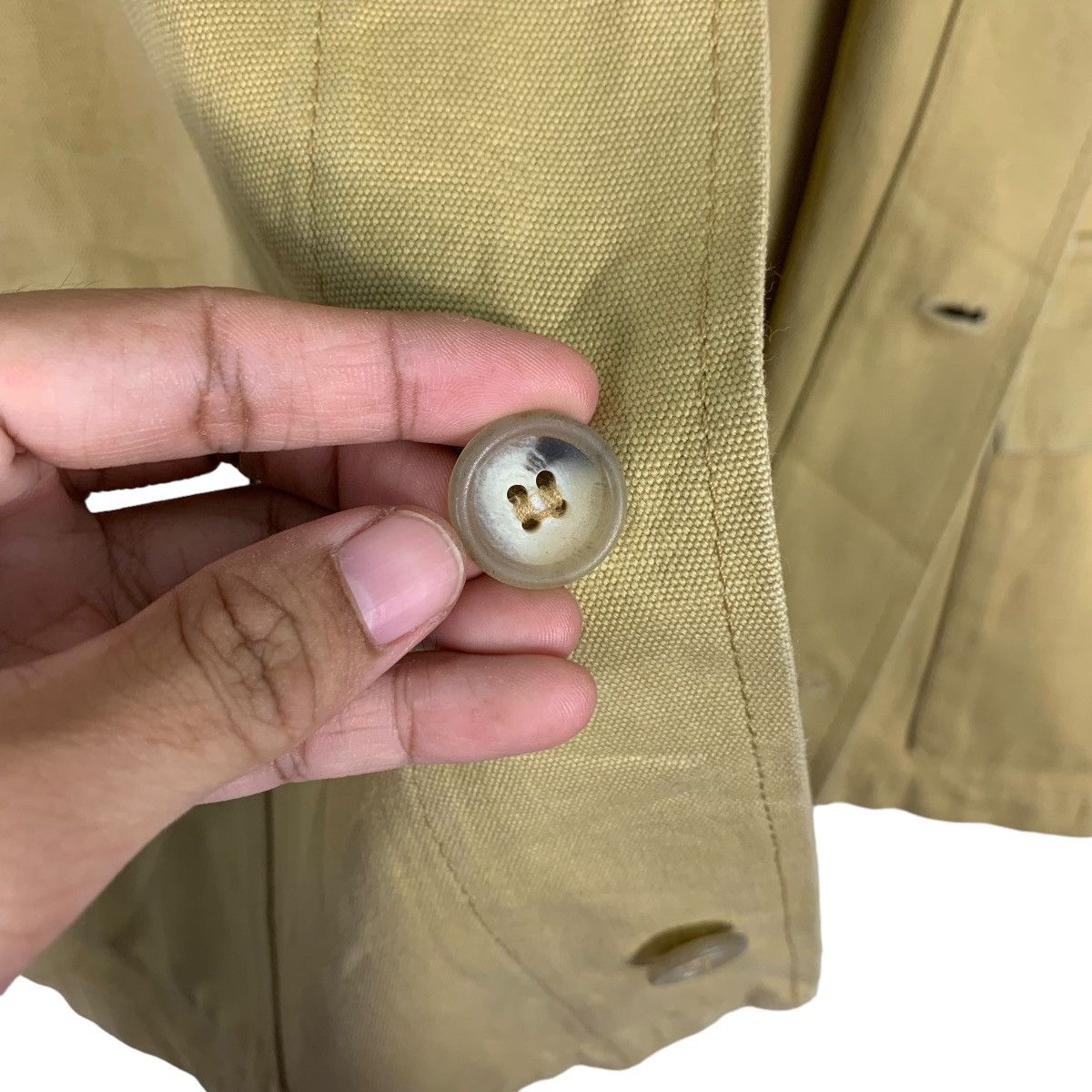 Canvas UTILITY CANVAS Made In Usa Casual Work Jacket #1068-C48 Size US L / EU 52-54 / 3 - 14 Thumbnail