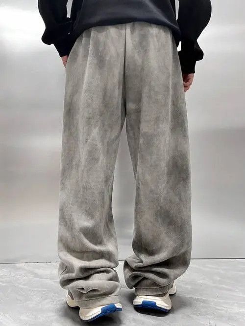 Japanese Brand Unique Washed Sweatpants Streetwear Baggy Size US 32 / EU 48 - 4 Thumbnail