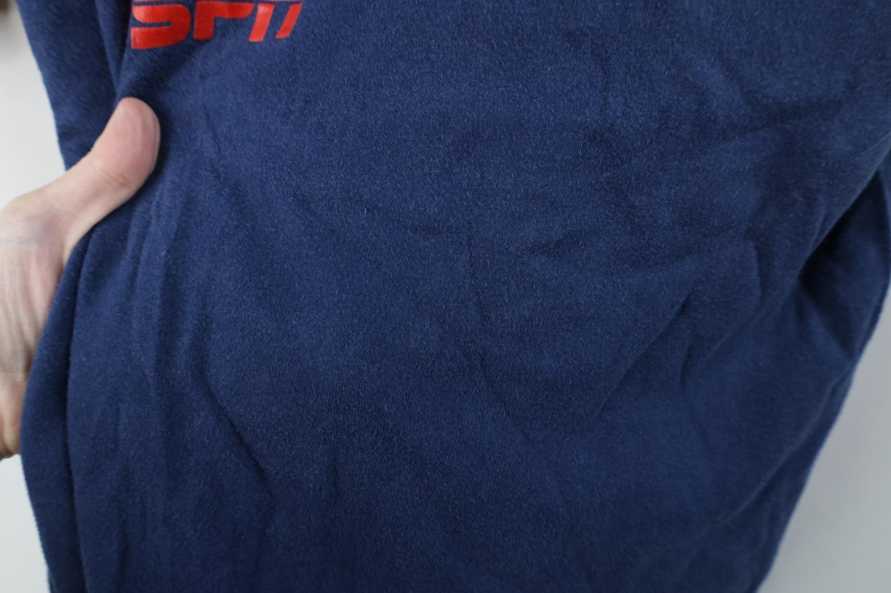 Vintage Vintage 90s Y2K ESPN Worldwide Leader In Sports T-Shirt Blue Size US L / EU 52-54 / 3 - 5 Thumbnail