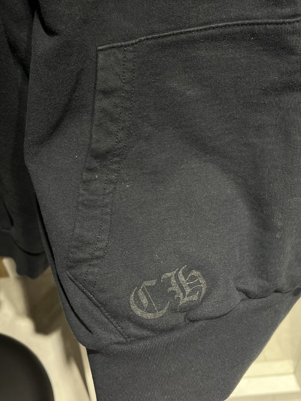 Chrome Hearts 🚨 Chrome Hearts scroll logo dark blue Hoodie Late 1990's Size US M / EU 48-50 / 2 - 8 Thumbnail