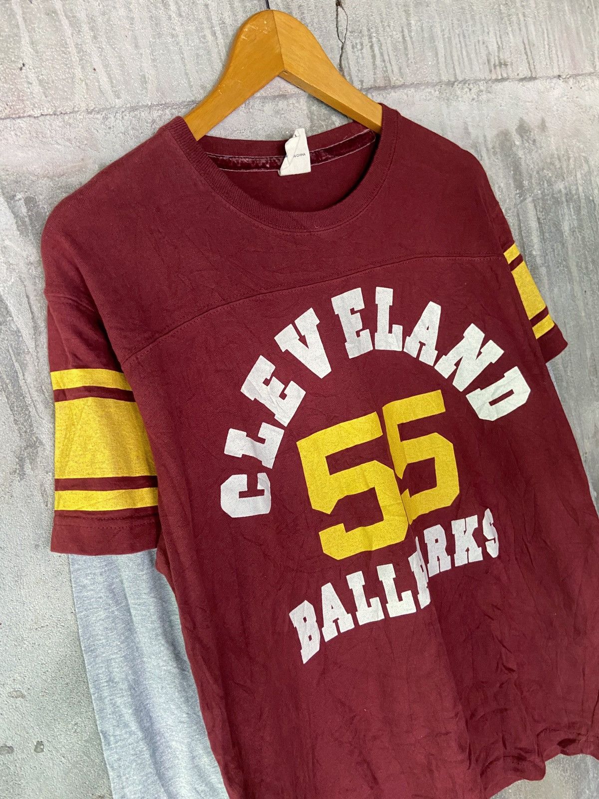 Japanese Brand DOUBLE LAYER CLEVELAND 55 BALLPARKS LONG SLEEVE Size US L / EU 52-54 / 3 - 2 Thumbnail