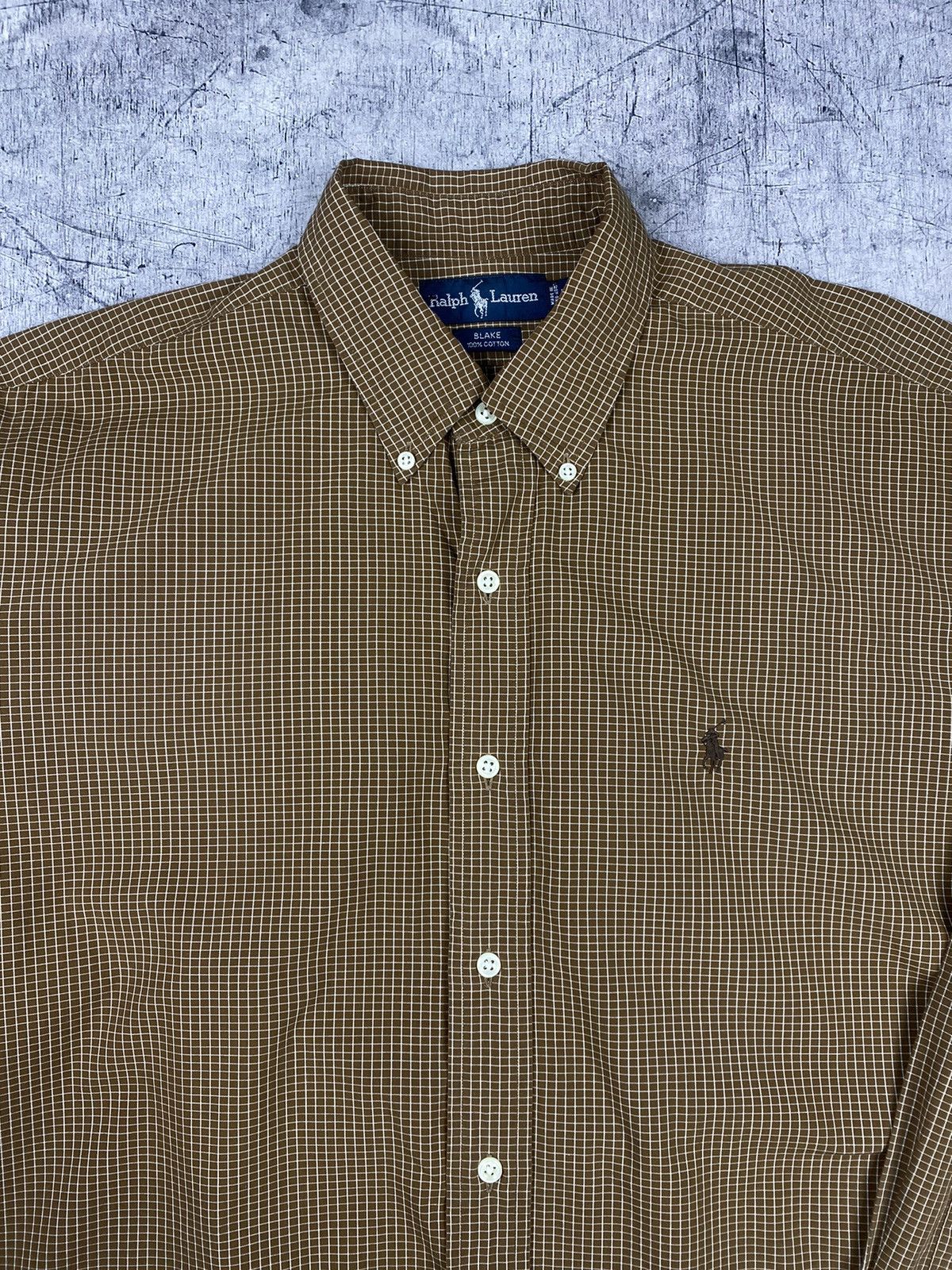 Lauren Ralph Lauren POLO RALPH LAUREN Checkered Button Up Shirt brown Size US L / EU 52-54 / 3 - 6 Thumbnail